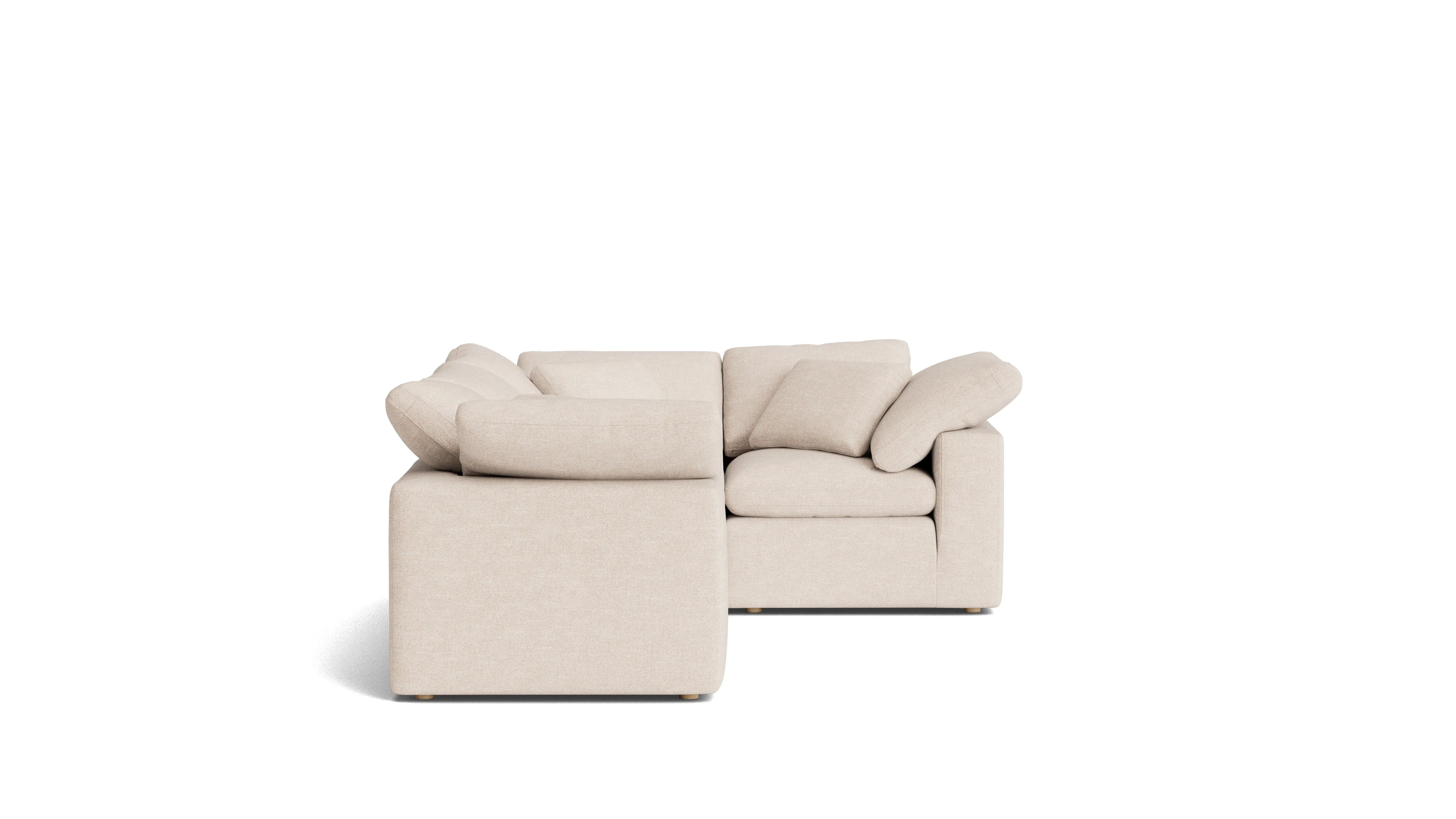 Movie Night™ 4-Piece Modular Sectional Closed, Standard, Sunbeam - Image 4