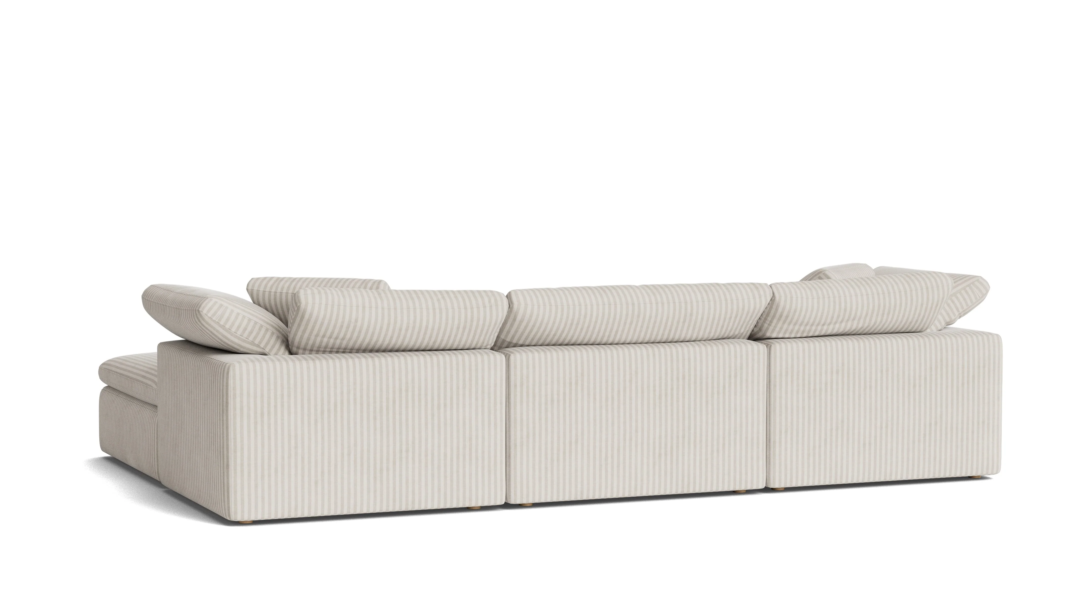 Movie Night™ 4-Piece Modular Sectional, Large, Newport Stripe - Image 7