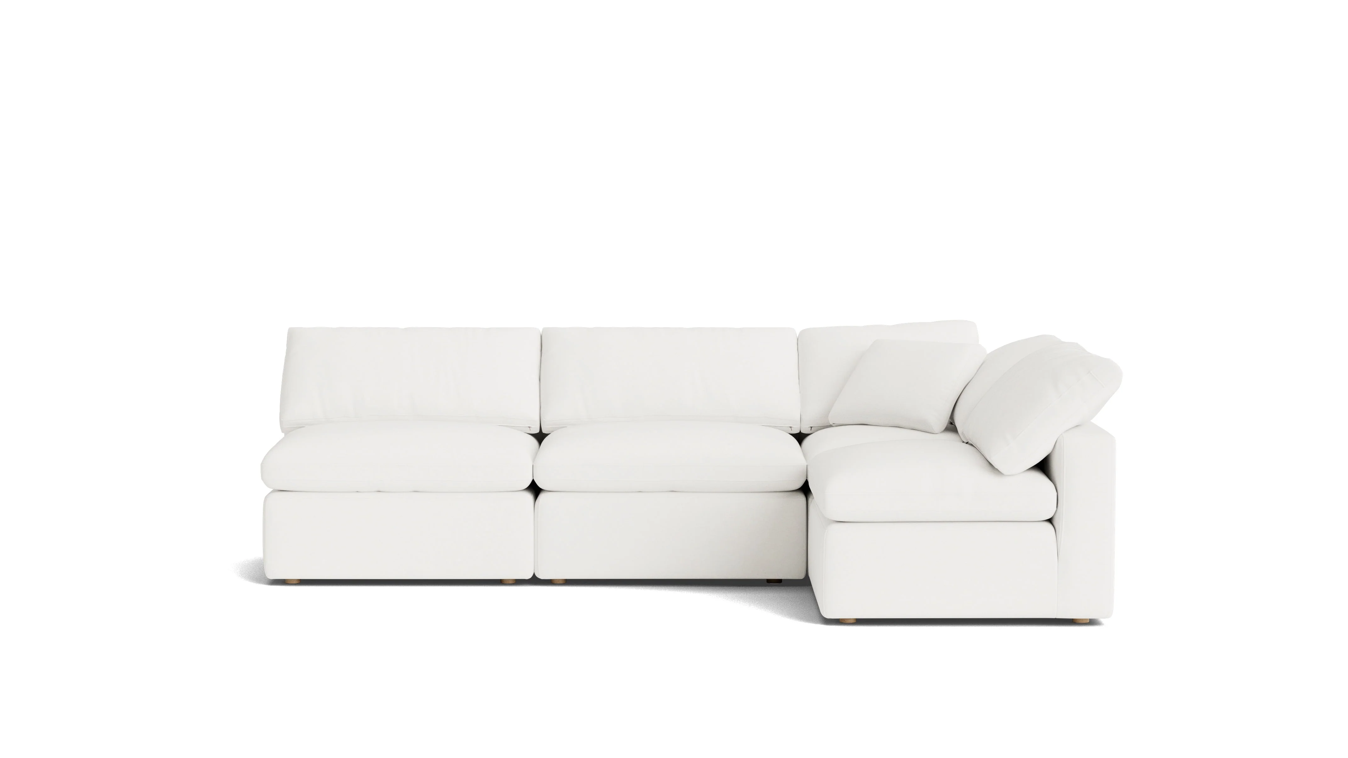 Movie Night™ 4-Piece Modular Sectional Open, Standard, Brie - Image 2
