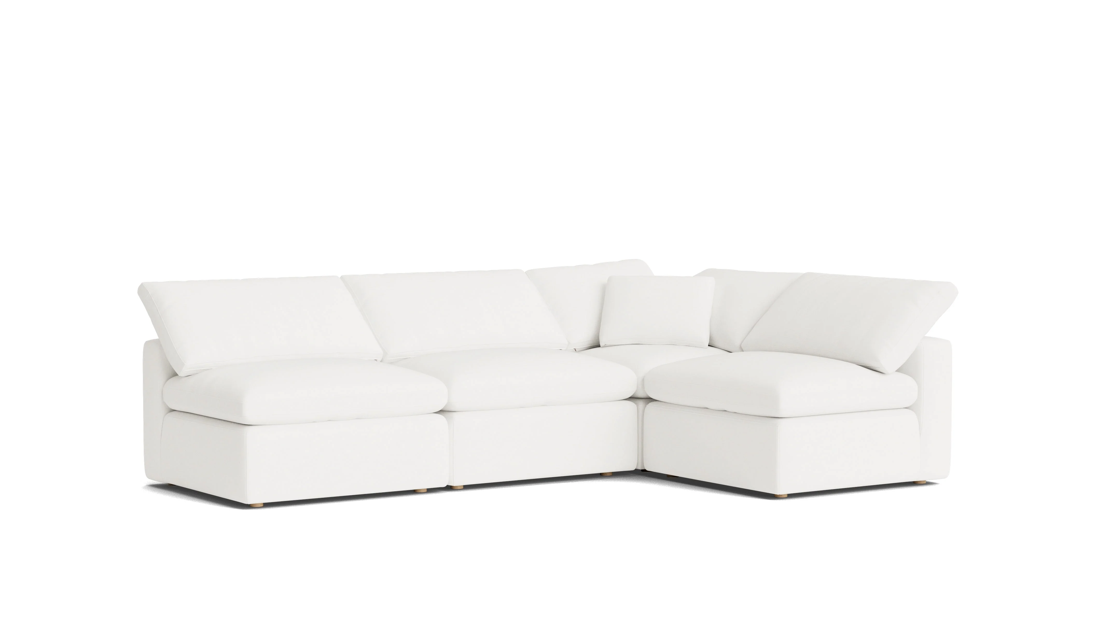 Movie Night™ 4-Piece Modular Sectional Open, Standard, Brie - Image 3