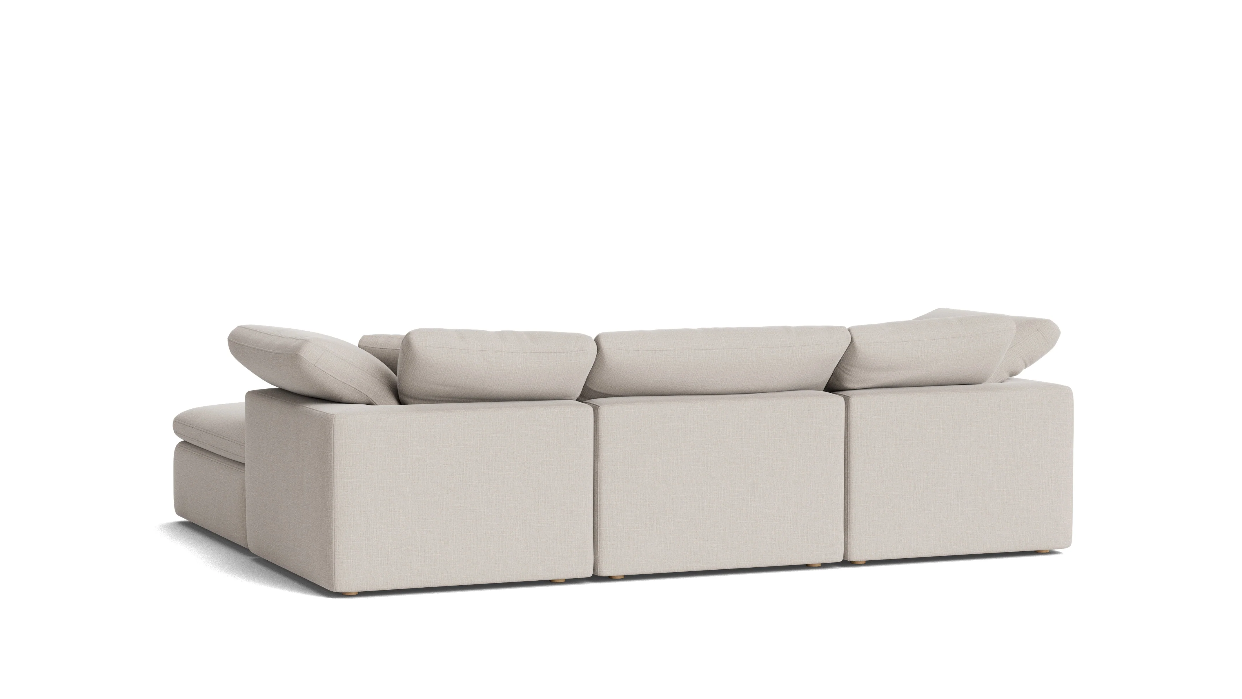 Movie Night™ 4-Piece Modular Sectional, Standard, Clay - Image 6