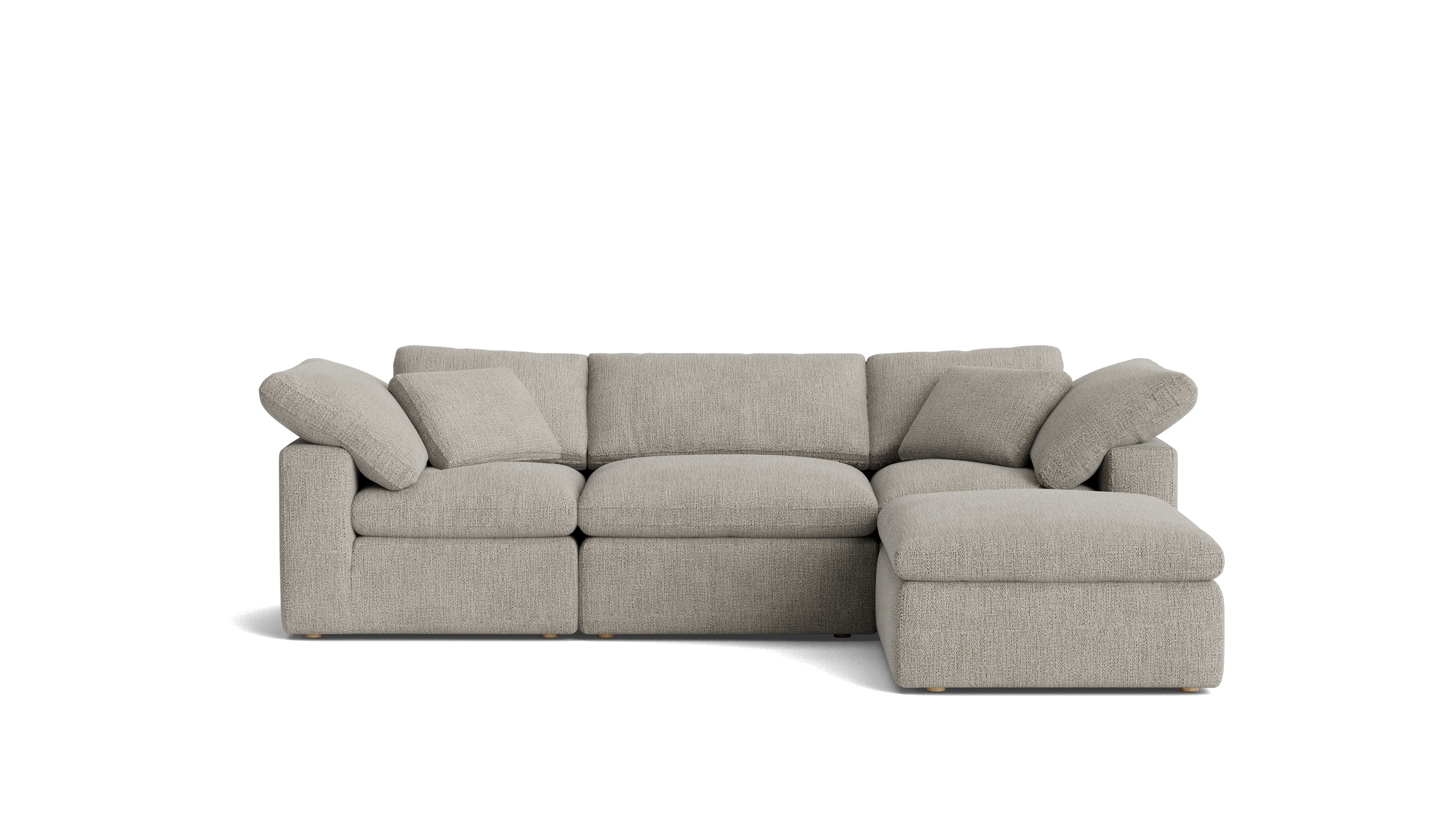 Movie Night™ 4-Piece Modular Sectional, Standard, Oatmeal - Image 2