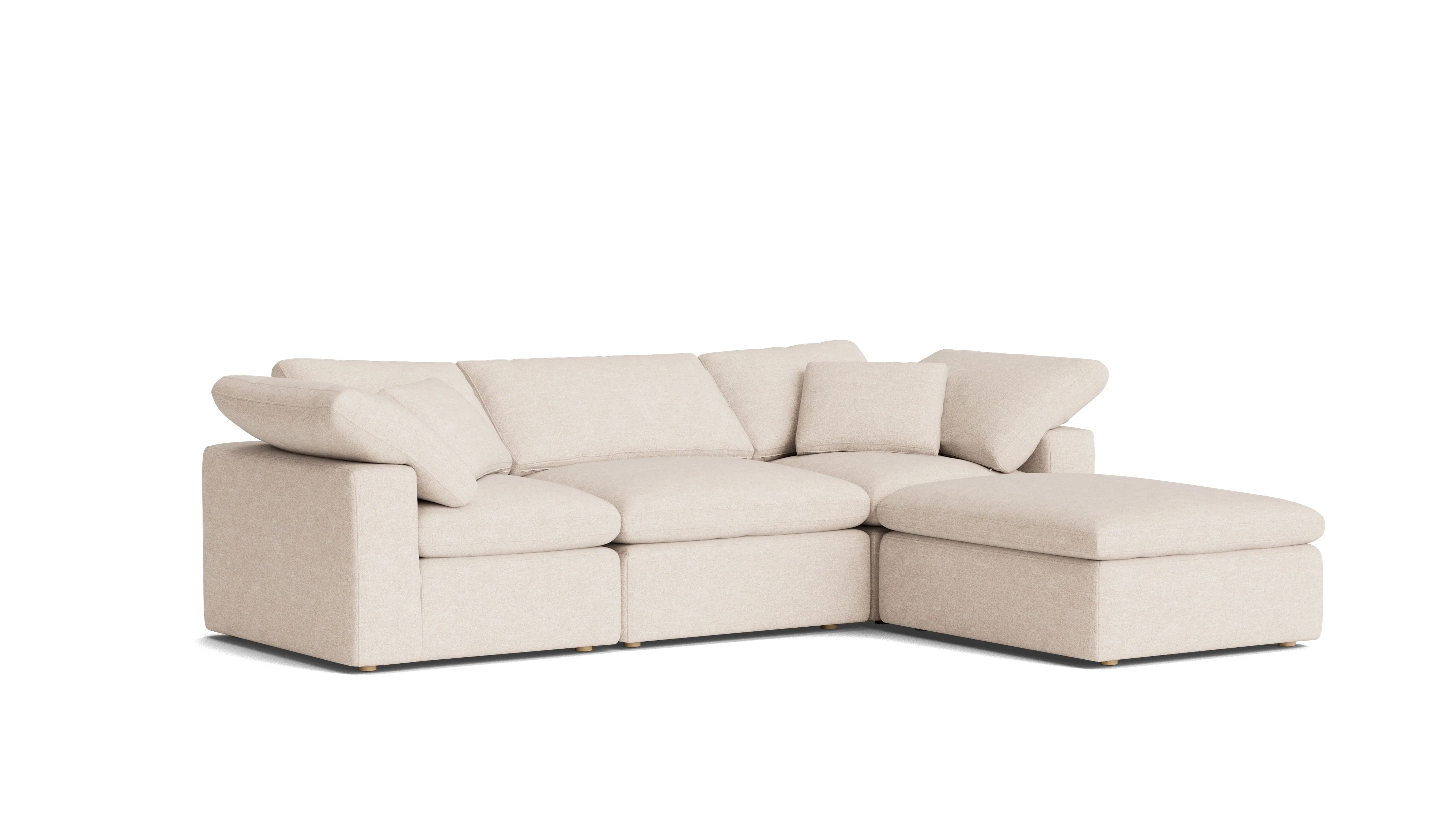 Movie Night™ 4-Piece Modular Sectional, Standard, Sunbeam - Image 3