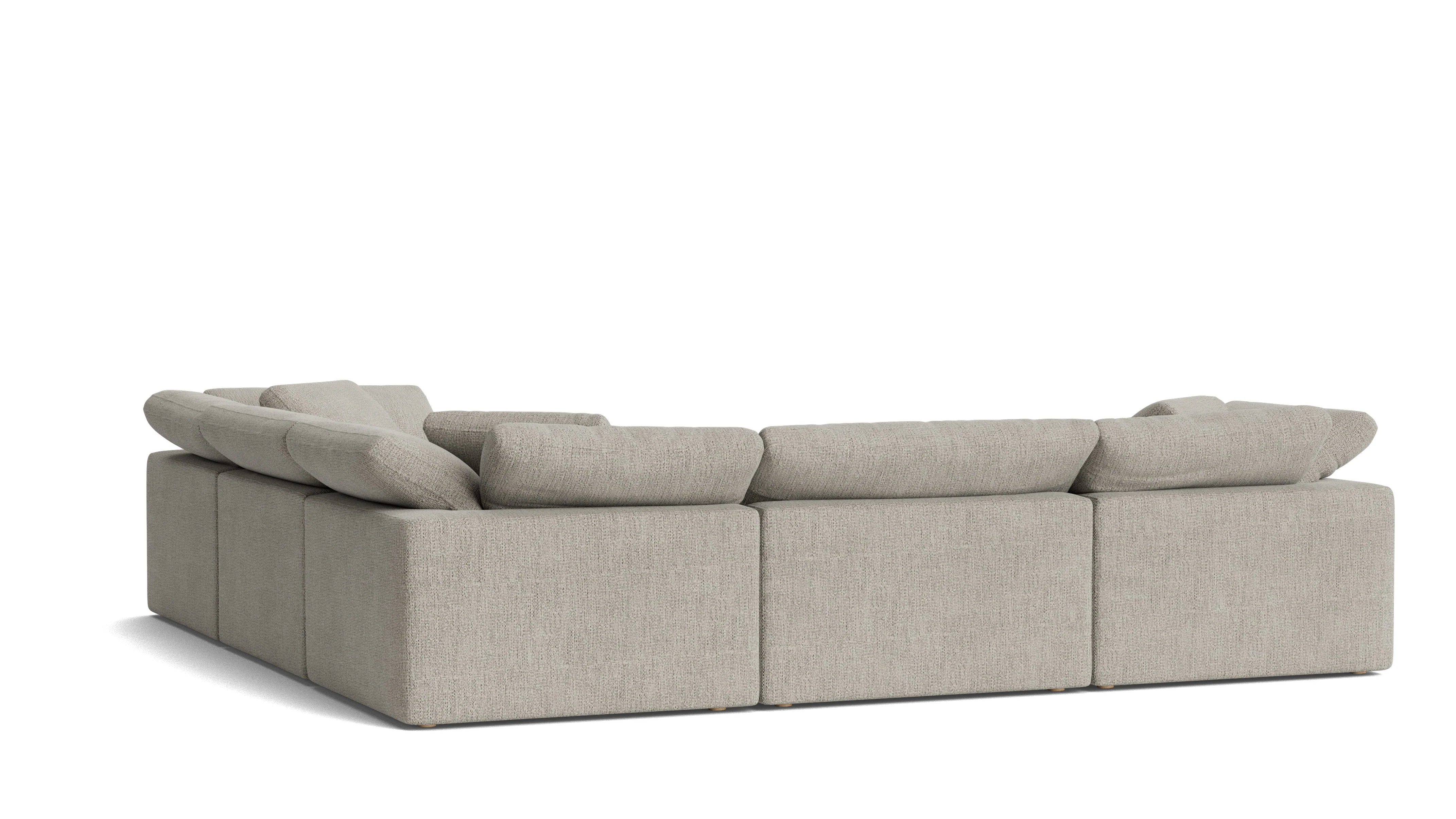 Movie Night™ 5-Piece Modular Sectional Closed, Large, Oatmeal - Image 5