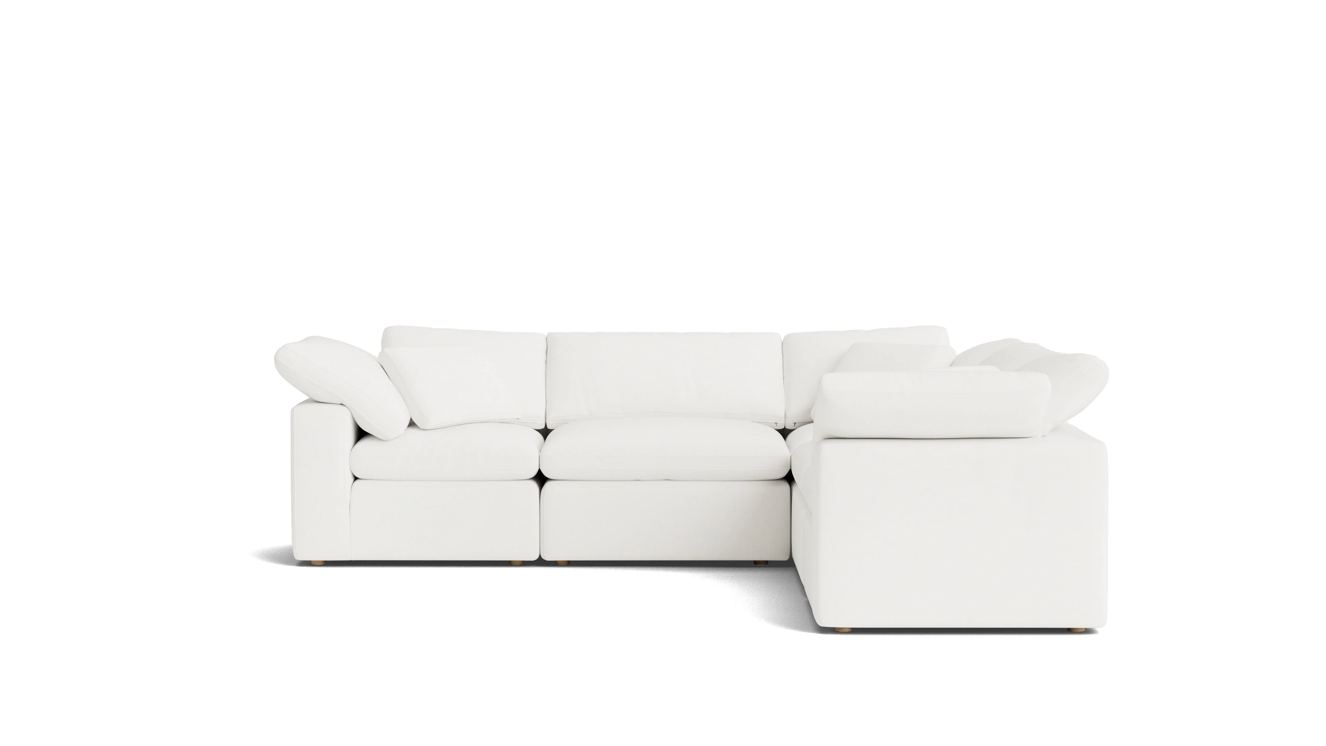 Movie Night™ 5-Piece Modular Sectional Closed, Standard, Brie - Image 2