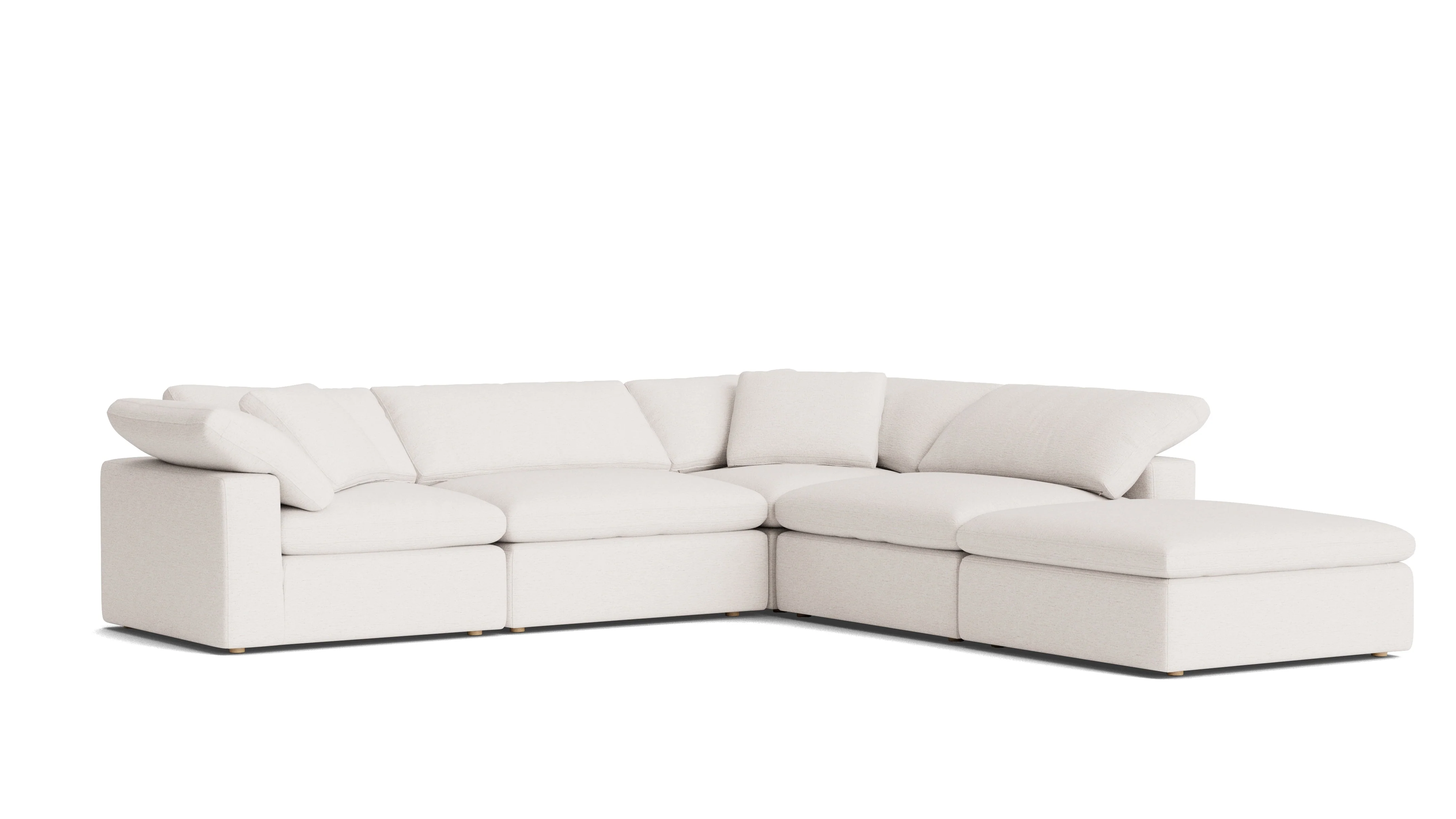 Movie Night™ 5-Piece Modular Sectional, Large, Nomad Snow - Image 3