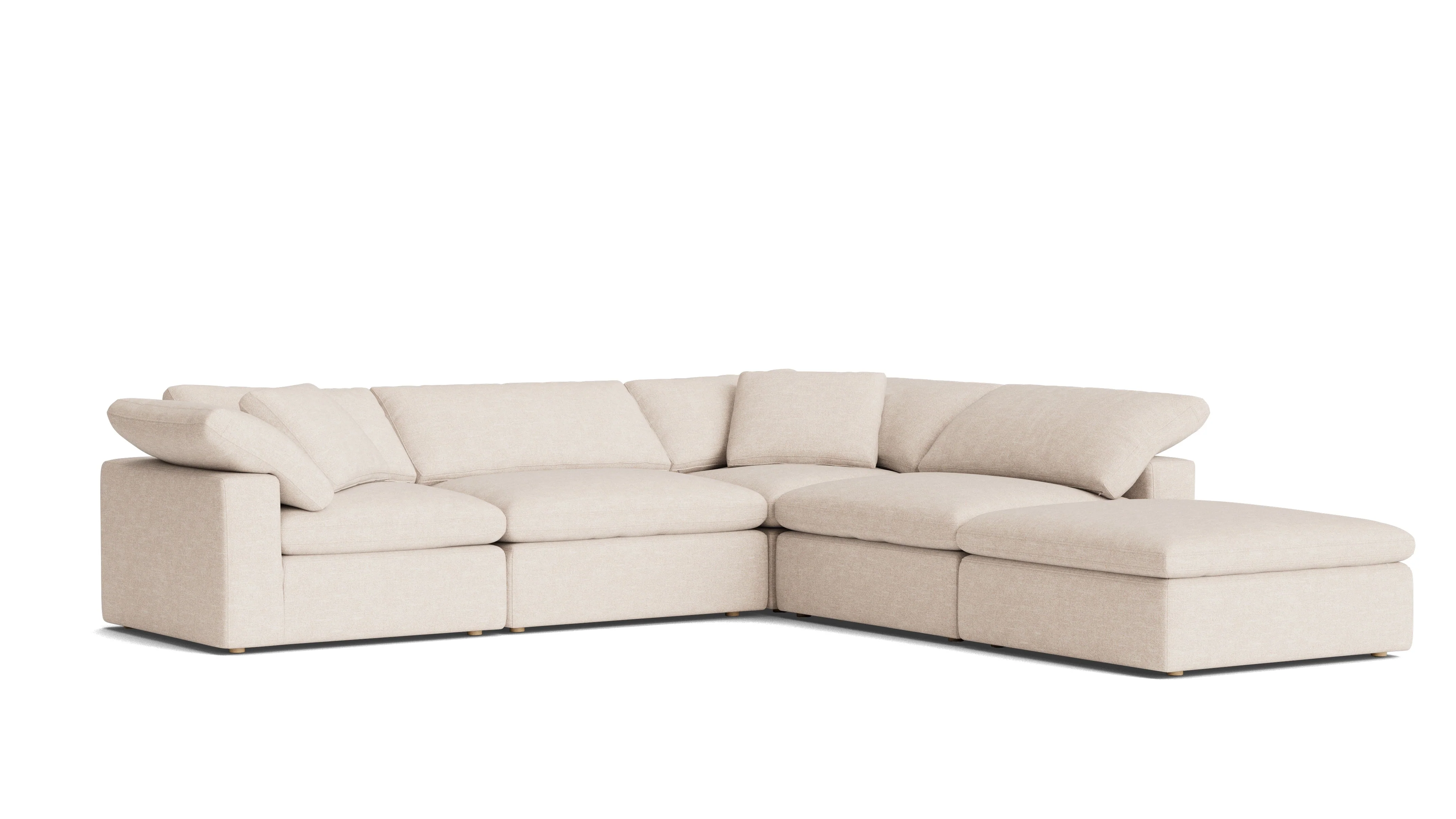 Movie Night™ 5-Piece Modular Sectional, Large, Sunbeam - Image 3