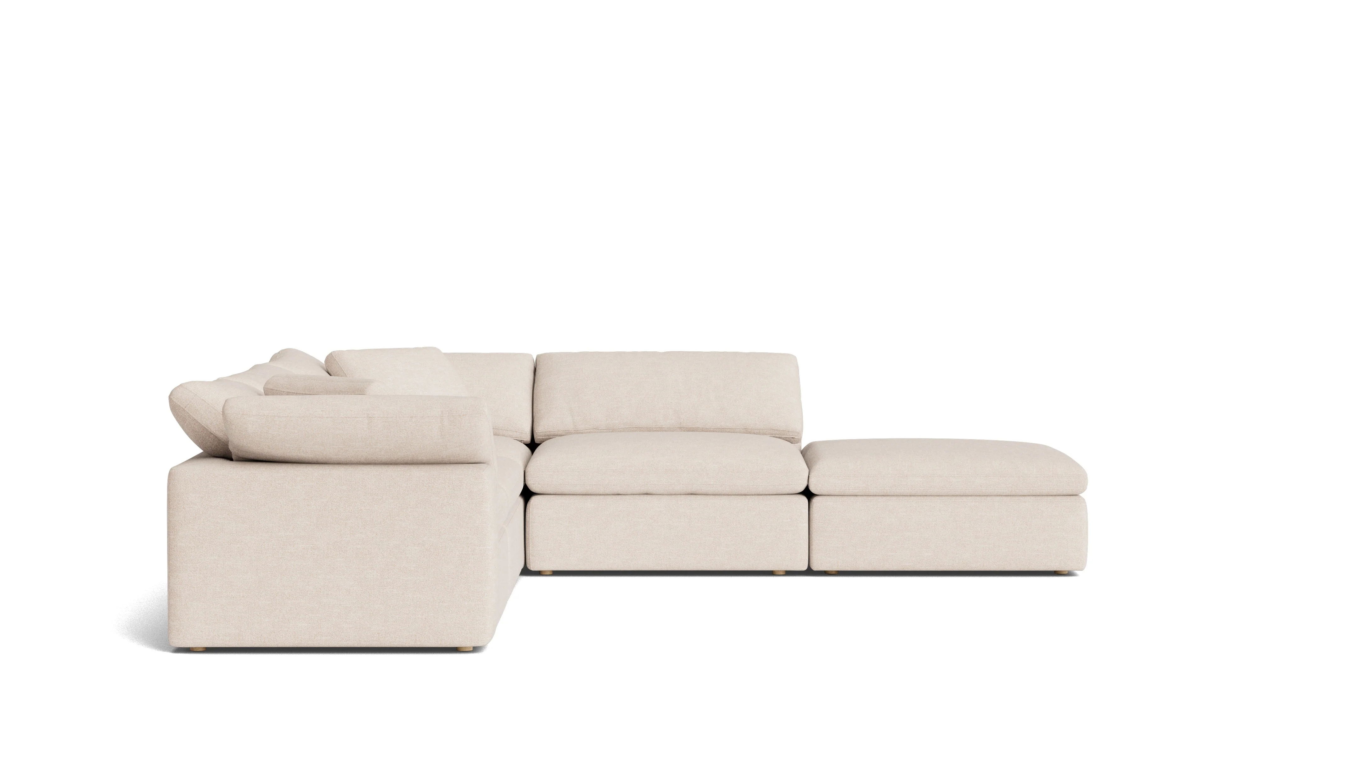 Movie Night™ 5-Piece Modular Sectional, Large, Sunbeam - Image 4
