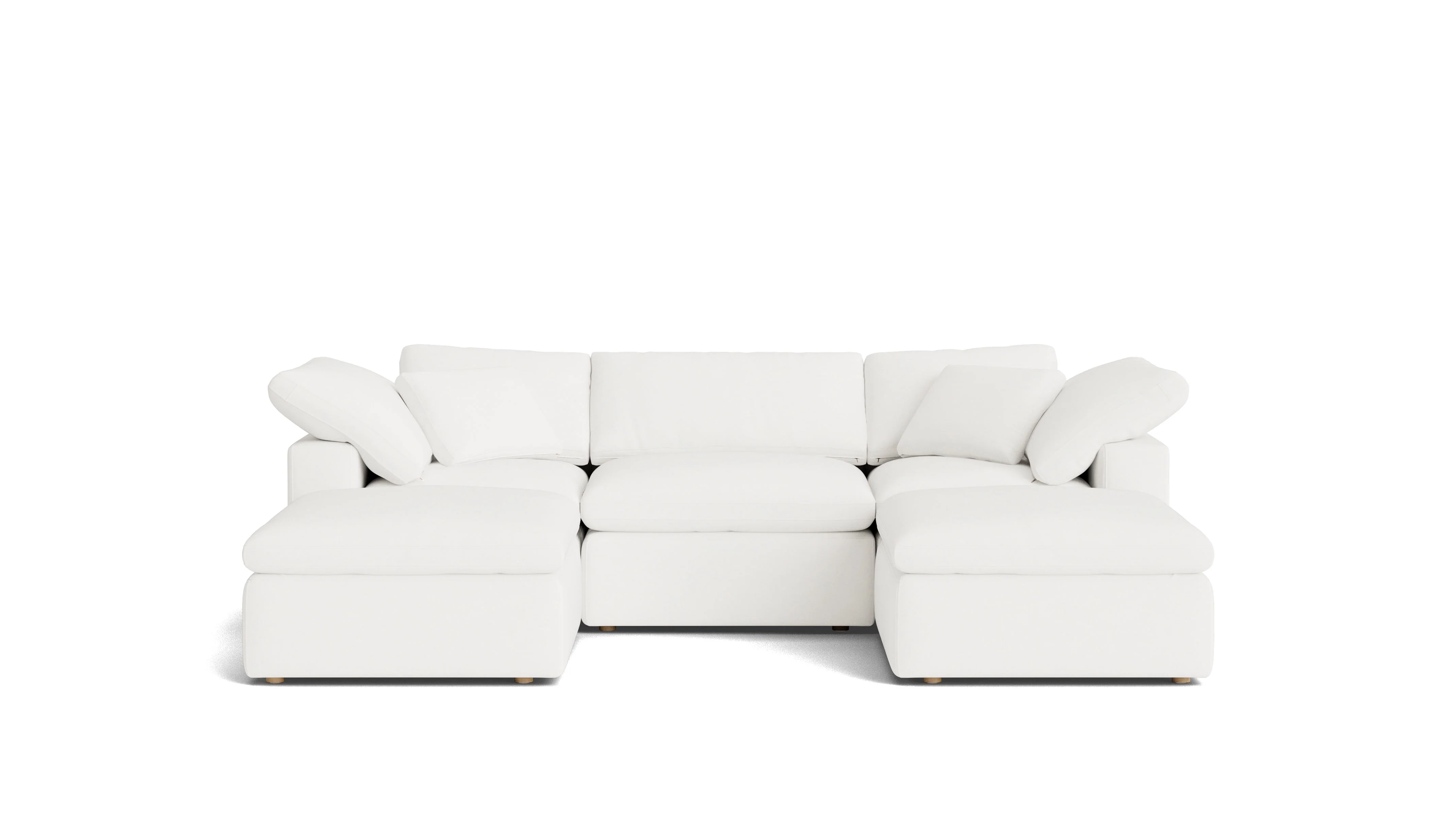 Movie Night™ 5-Piece Modular U-Shaped Sectional, Standard, Brie - Image 2