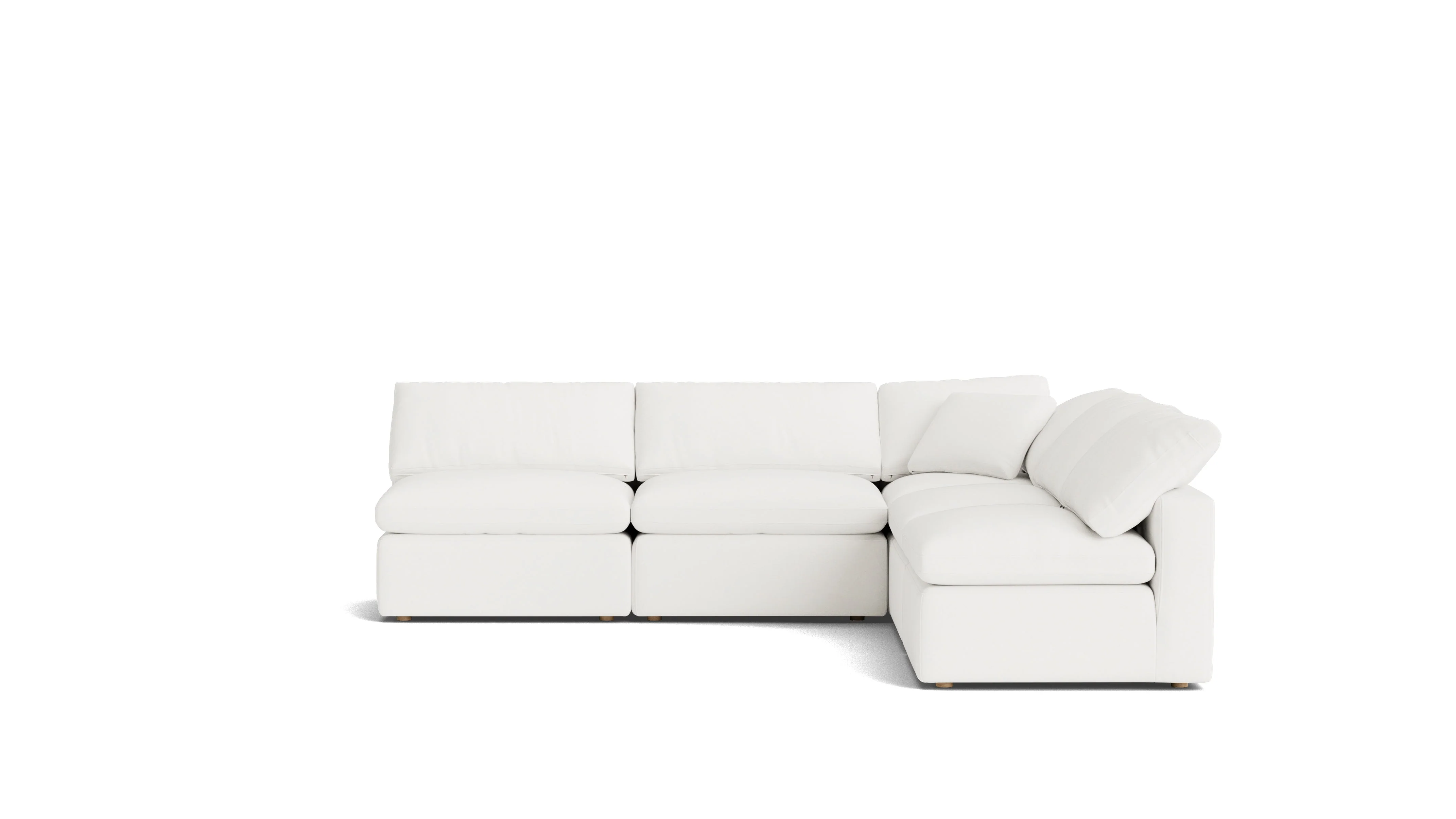 Movie Night™ 5-Piece Modular Sectional Open, Standard, Brie - Image 2