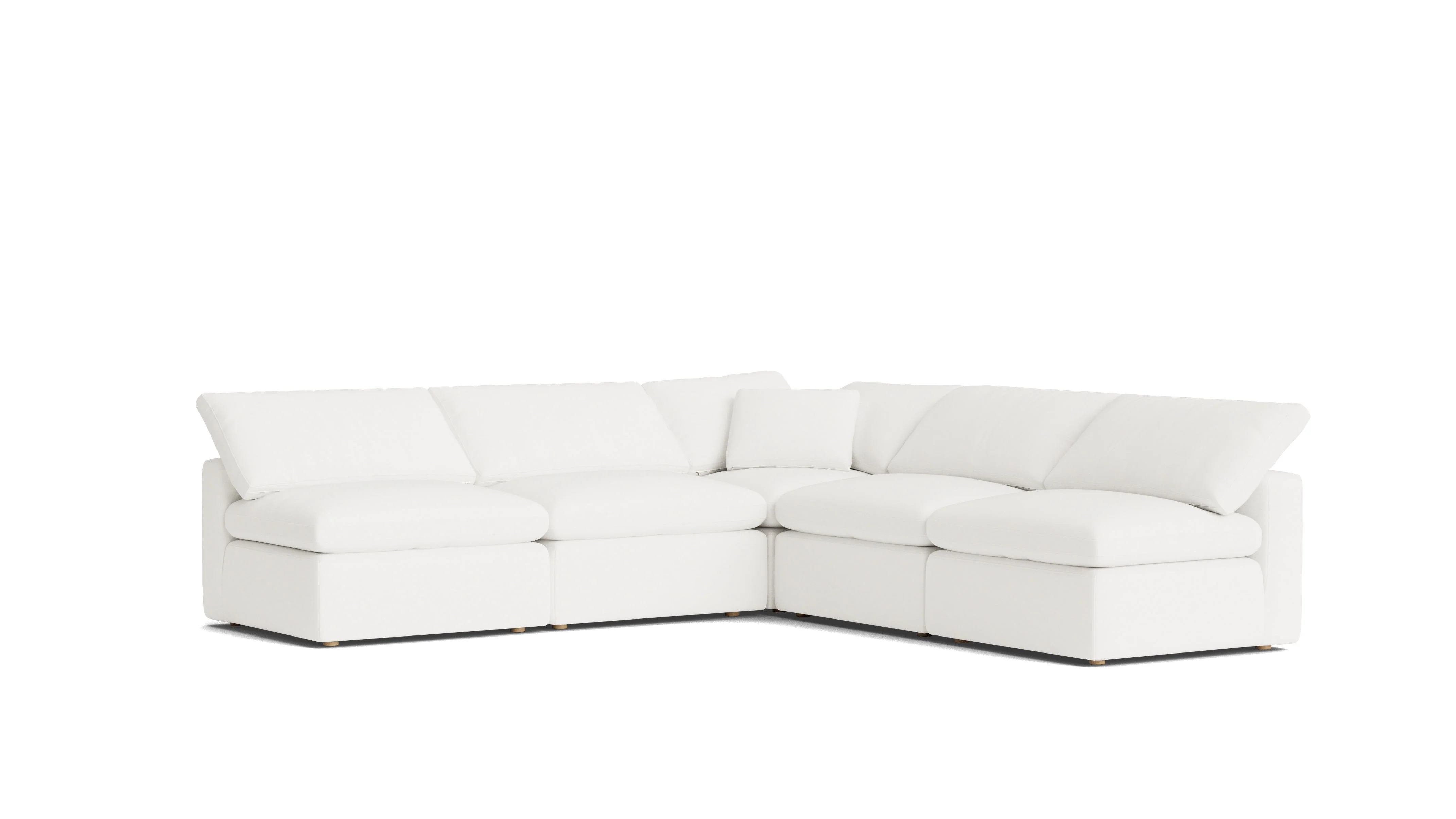 Movie Night™ 5-Piece Modular Sectional Open, Standard, Brie - Image 3