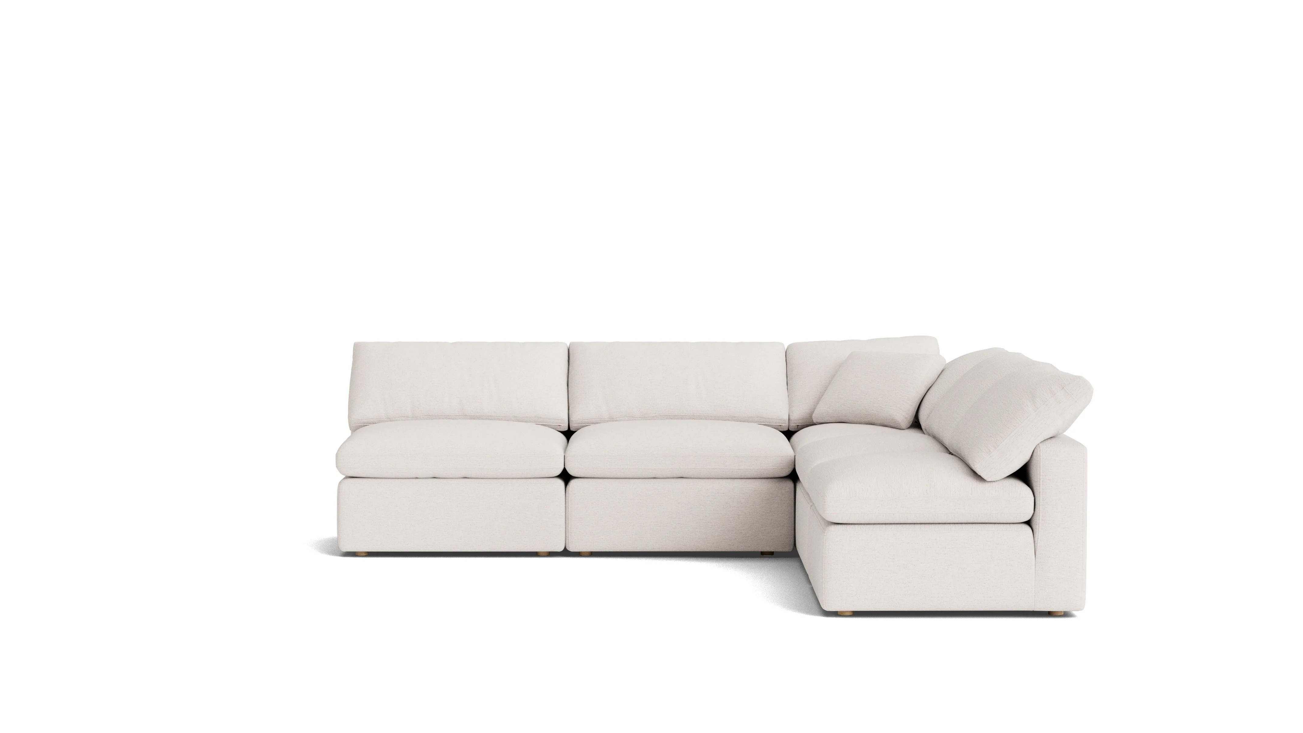 Movie Night™ 5-Piece Modular Sectional Open, Standard, Nomad Snow - Image 2