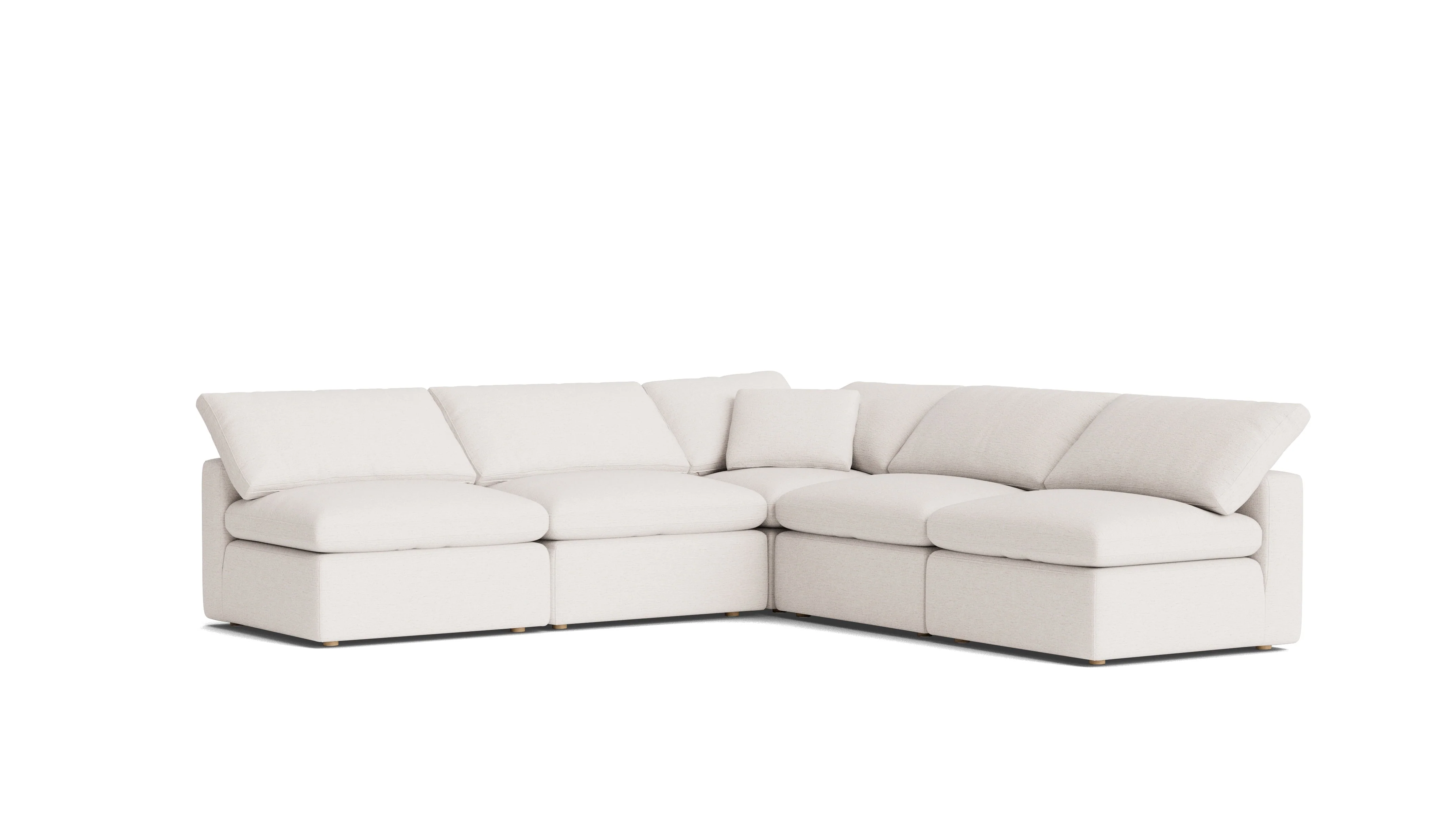 Movie Night™ 5-Piece Modular Sectional Open, Standard, Nomad Snow - Image 3