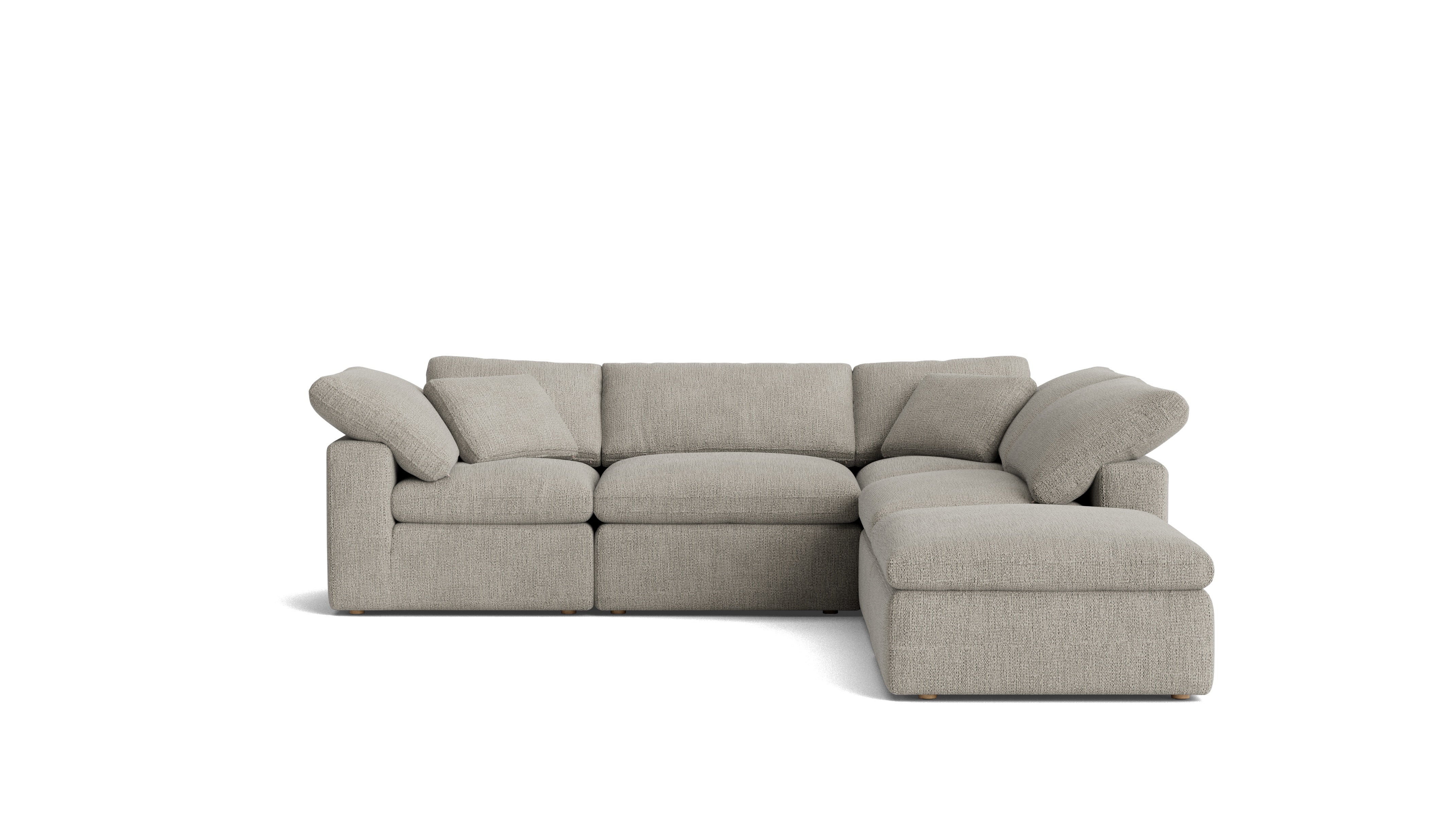 Movie Night™ 5-Piece Modular Sectional, Standard, Oatmeal - Image 2