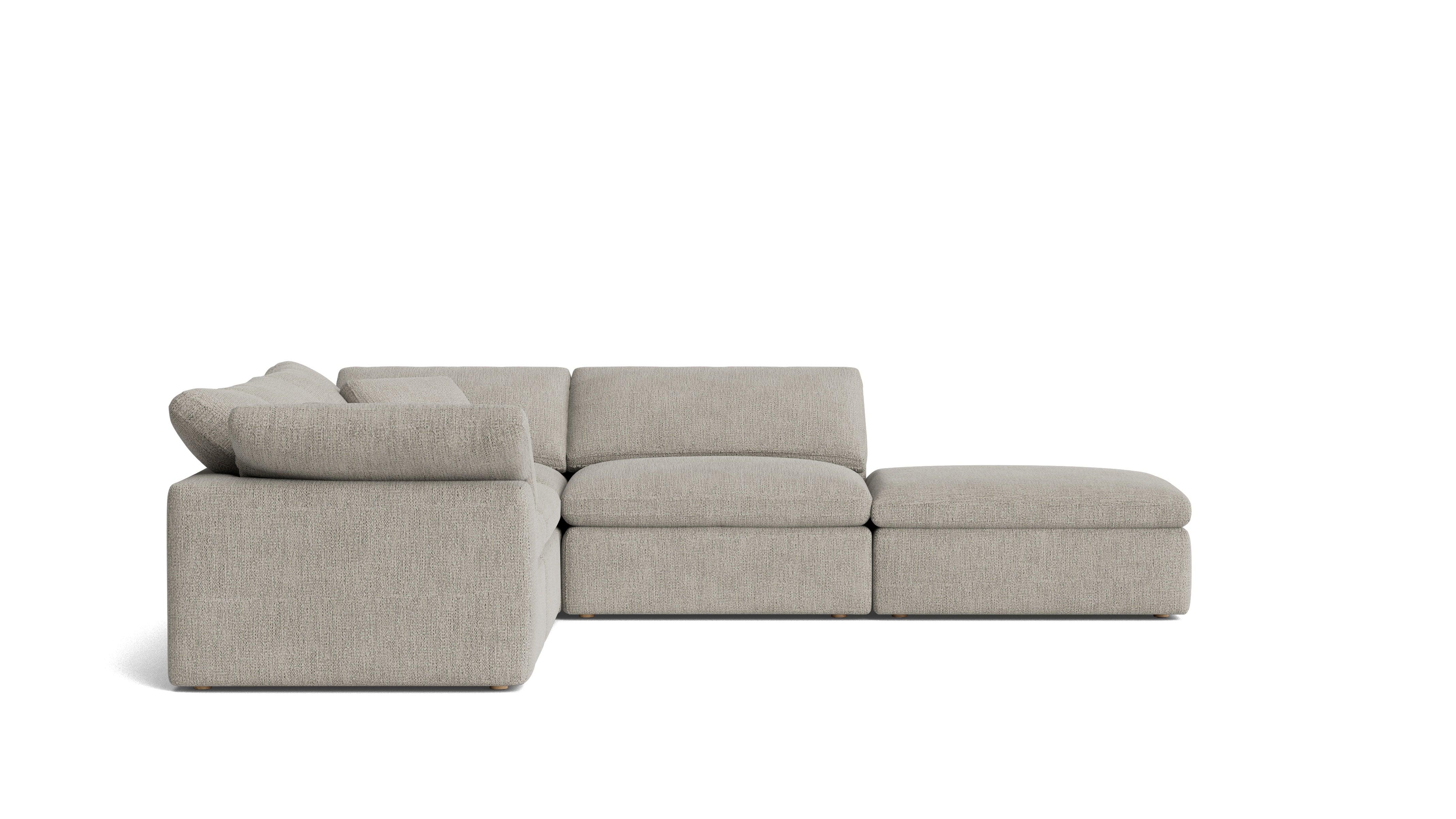 Movie Night™ 5-Piece Modular Sectional, Standard, Oatmeal - Image 5