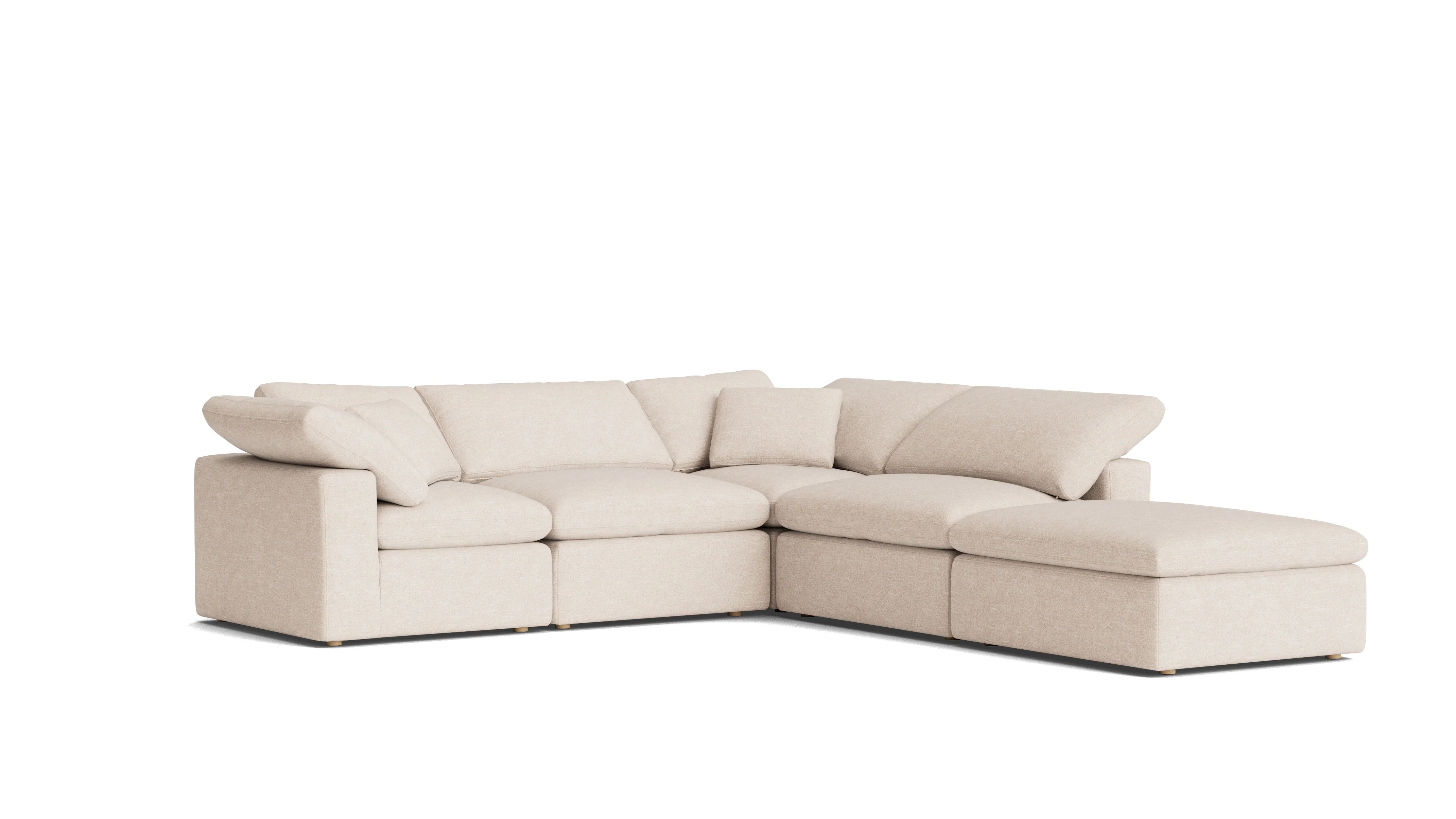 Movie Night™ 5-Piece Modular Sectional, Standard, Sunbeam - Image 3