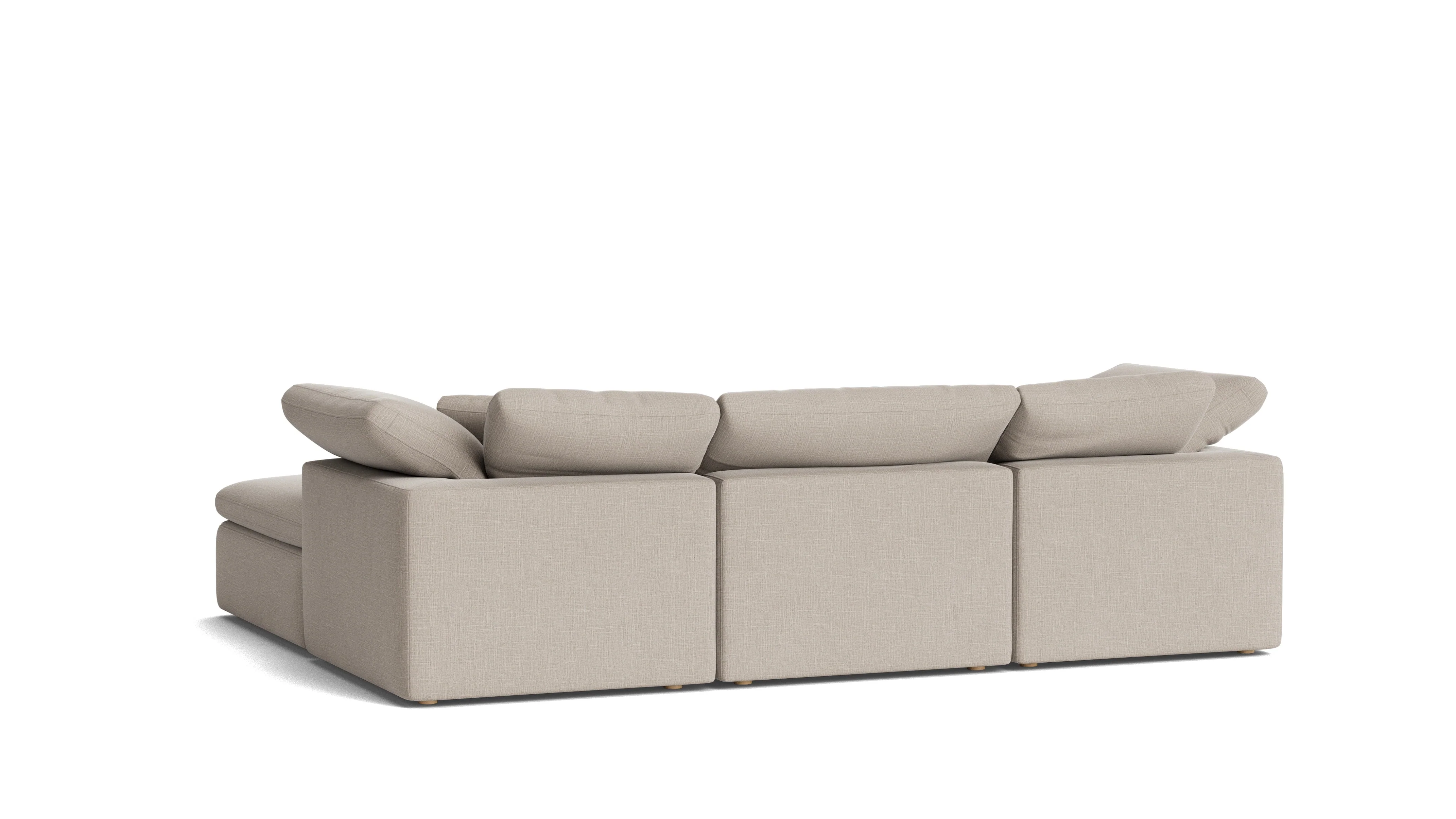 Movie Night™ 5-Piece Modular U-Shaped Sectional, Standard, Light Pebble - Image 5