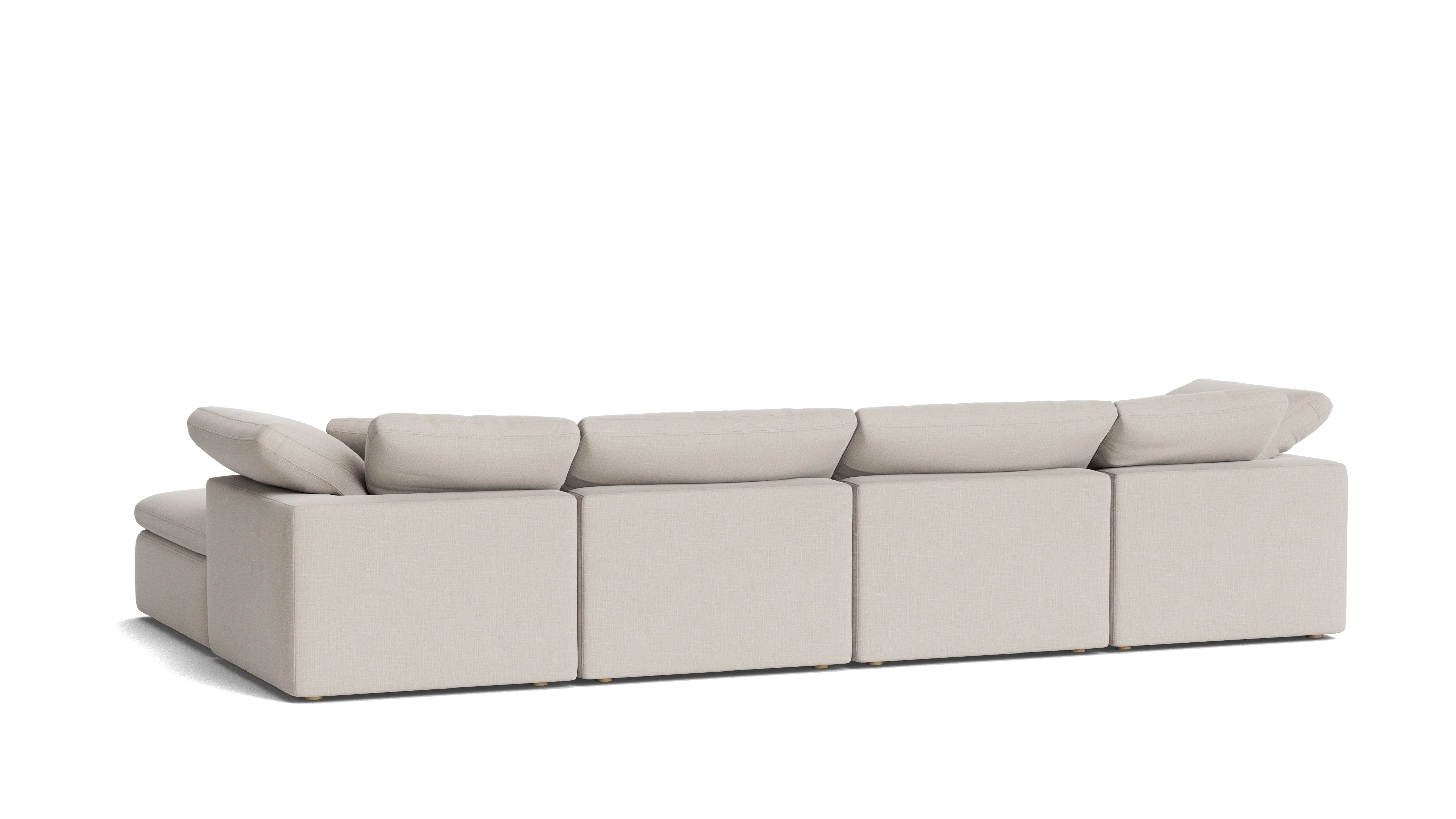 Movie Night™ 6-Piece Modular U-Shaped Sectional, Standard, Clay - Image 6