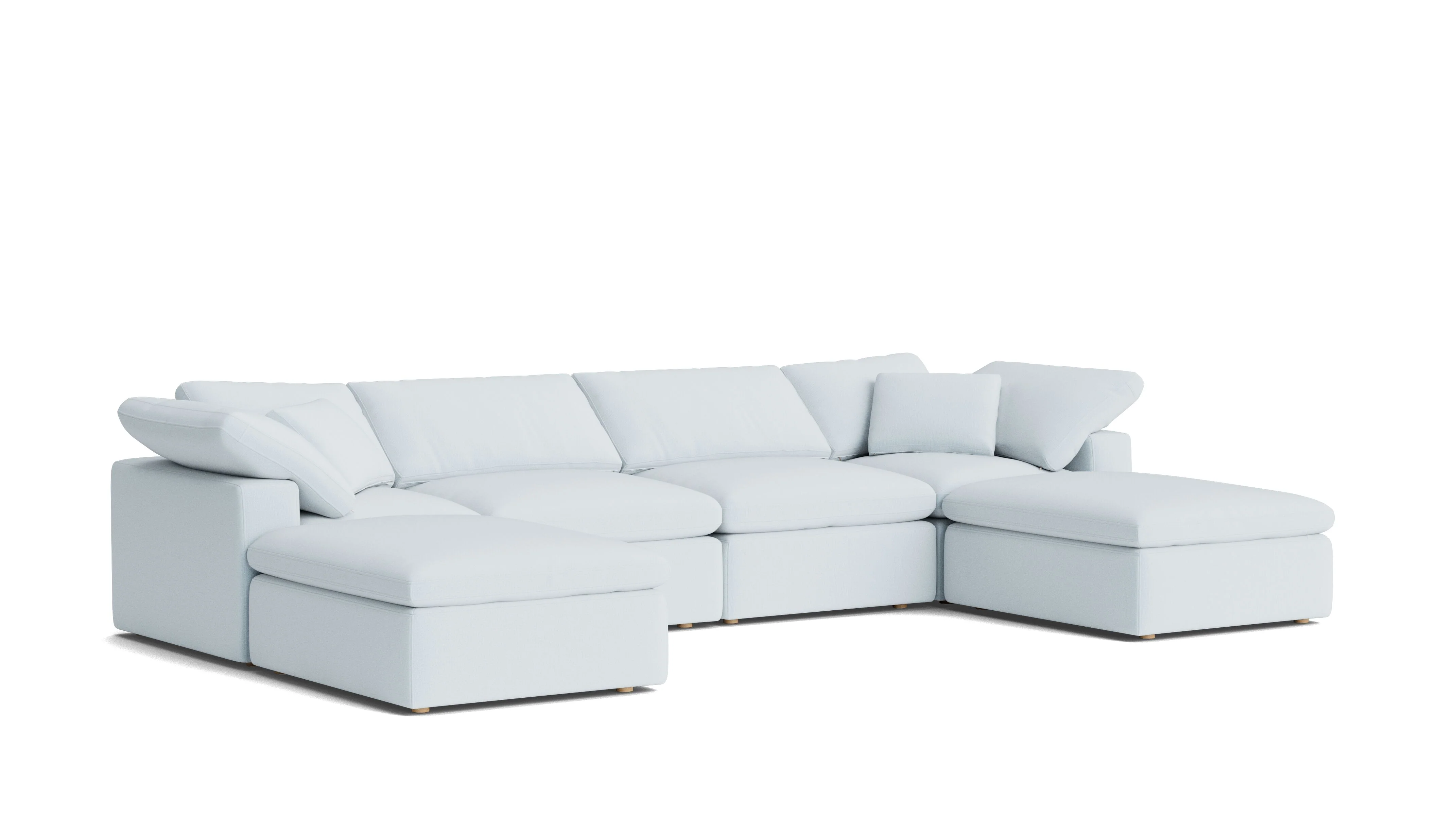 Movie Night™ 6-Piece Modular U-Shaped Sectional, Standard, Cove - Image 3