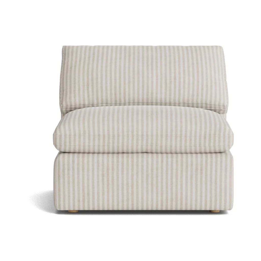 Movie Night™ Armless Chair, Large, Newport Stripe