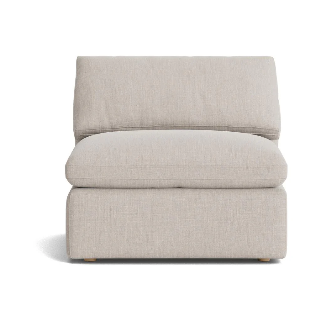 Movie Night™ Armless Chair, Standard, Clay