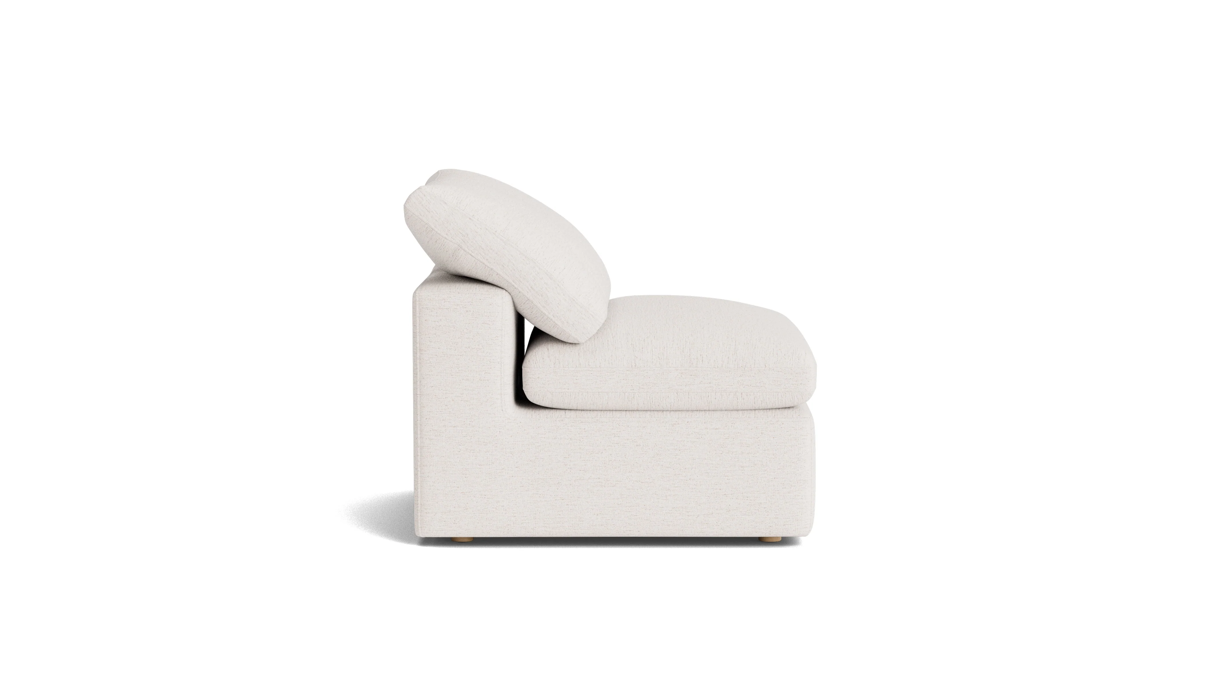 Movie Night™ Armless Chair, Standard, Nomad Snow - Image 4