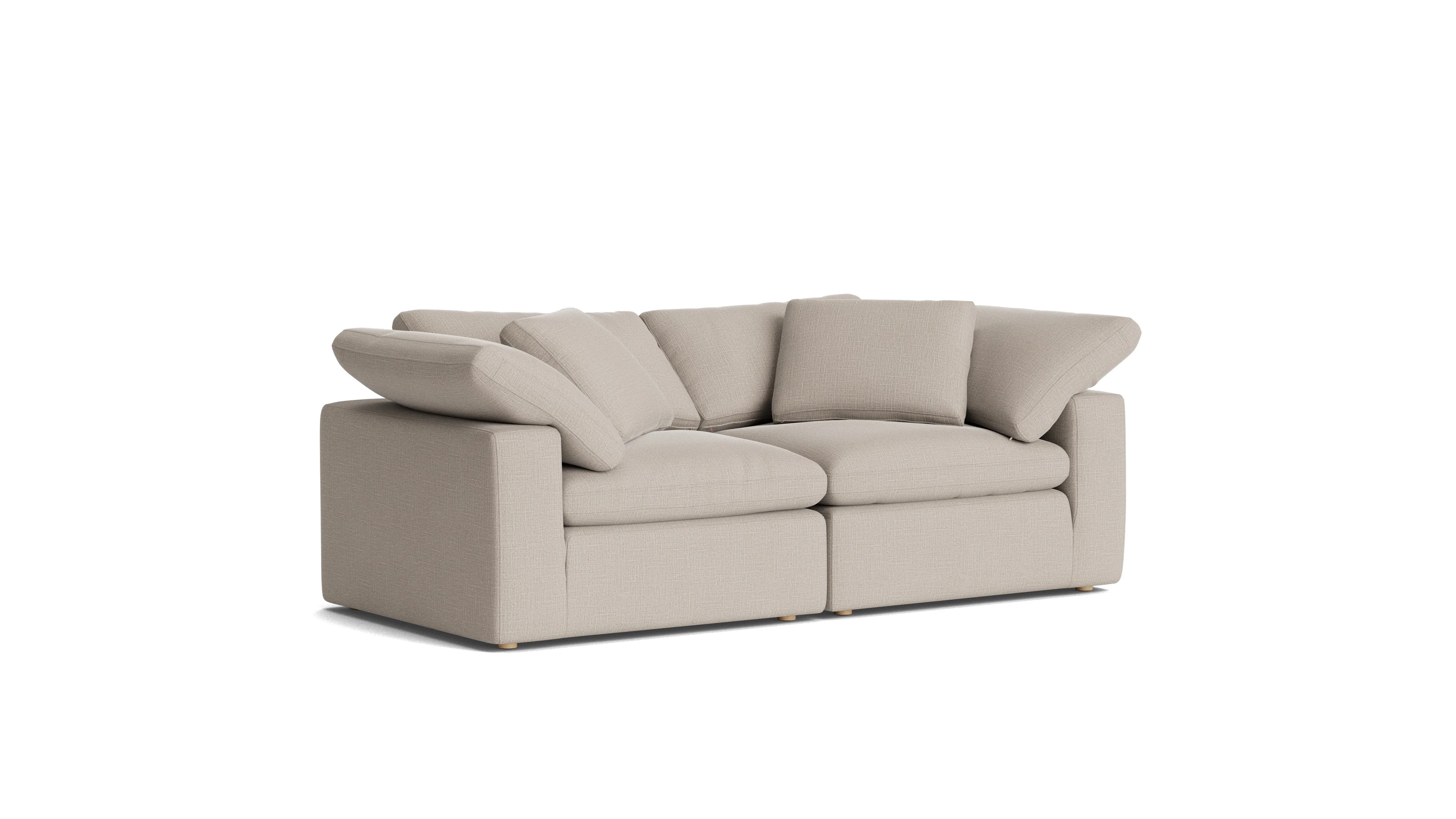 Movie Night™ 2-Piece Modular Sofa, Large, Light Pebble - Image 4