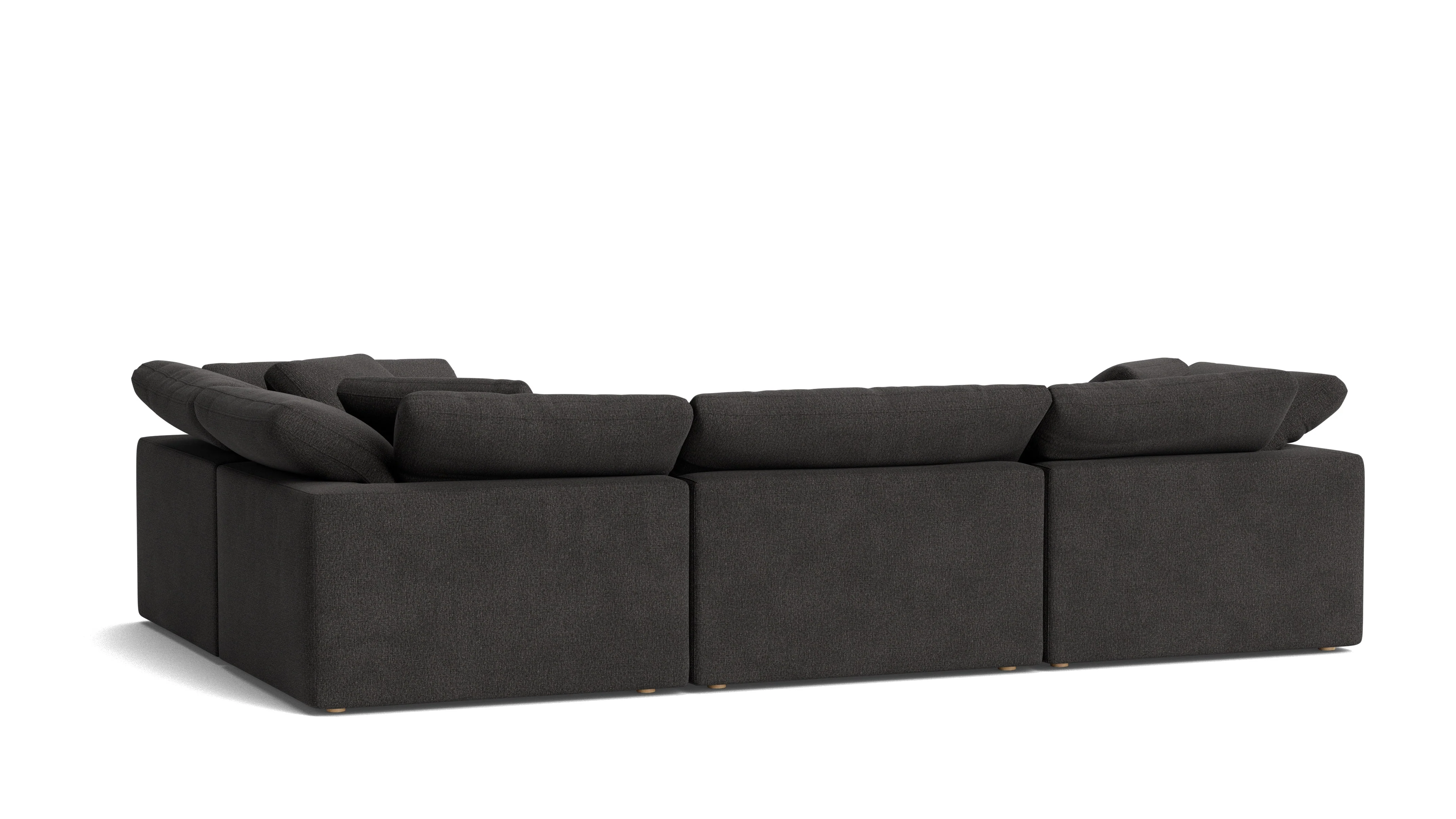 Movie Night™ 4-Piece Modular Sectional Closed, Large, Dark Shadow - Image 6