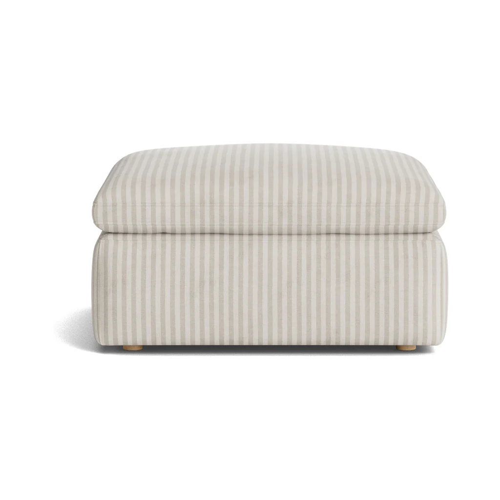 Movie Night™ Ottoman, Large, Newport Stripe
