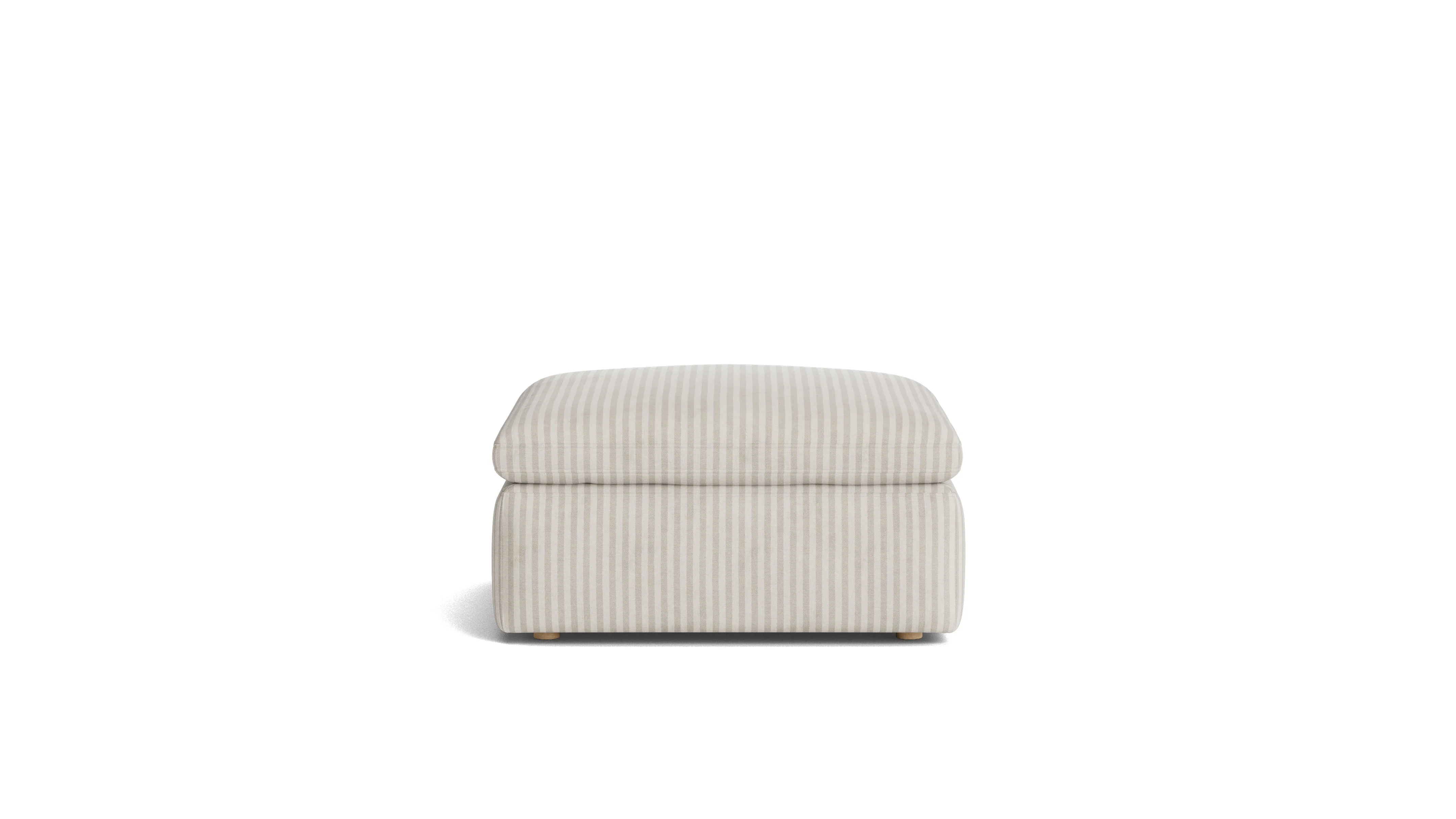 Movie Night™ Ottoman, Large, Newport Stripe - Image 2
