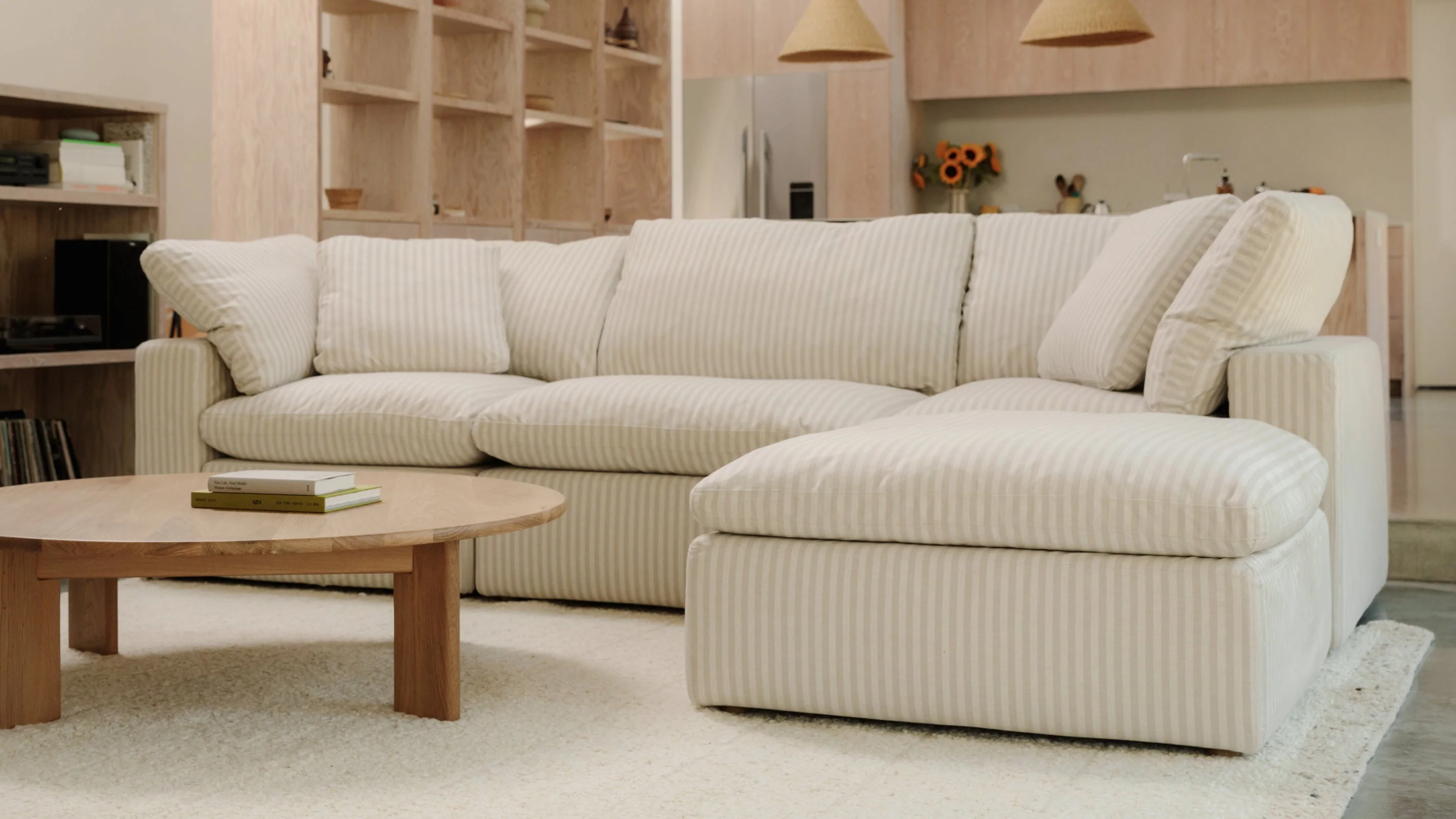 Movie Night™ Ottoman, Large, Newport Stripe - Image 7