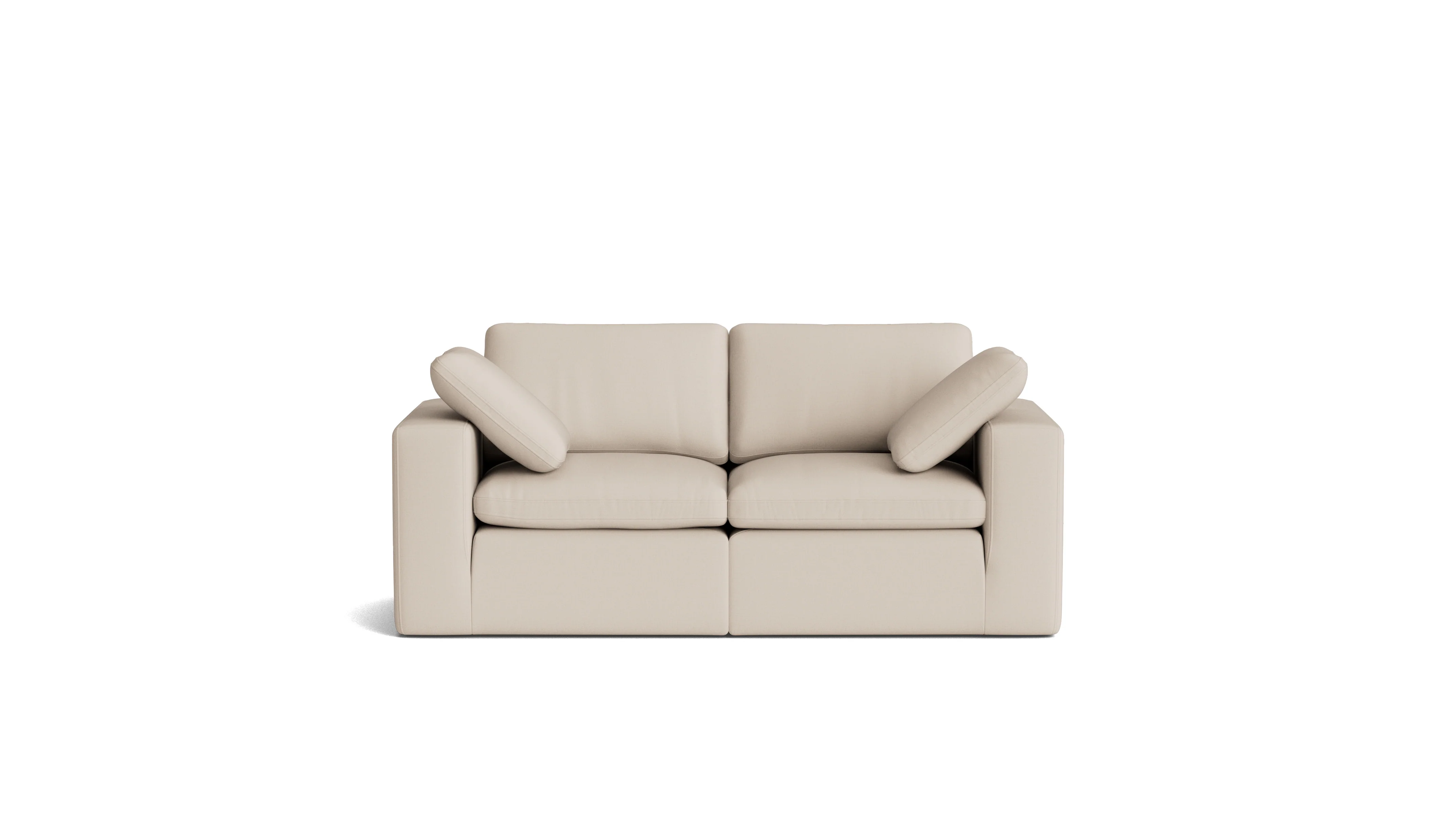 Movie Night™ Outdoor 2-Piece Modular Sofa, Standard, Ivory - Image 2