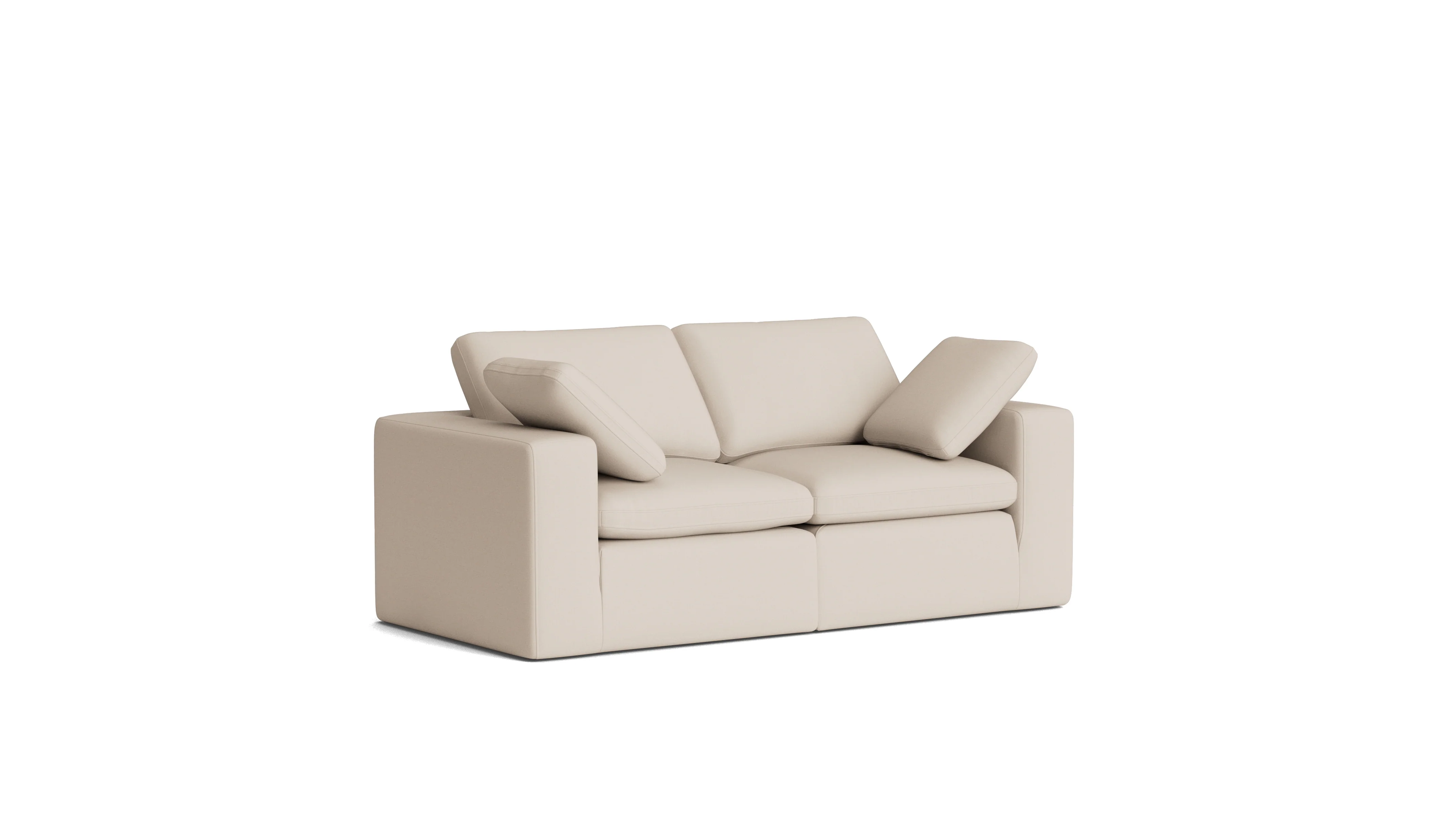 Movie Night™ Outdoor 2-Piece Modular Sofa, Standard, Ivory - Image 3