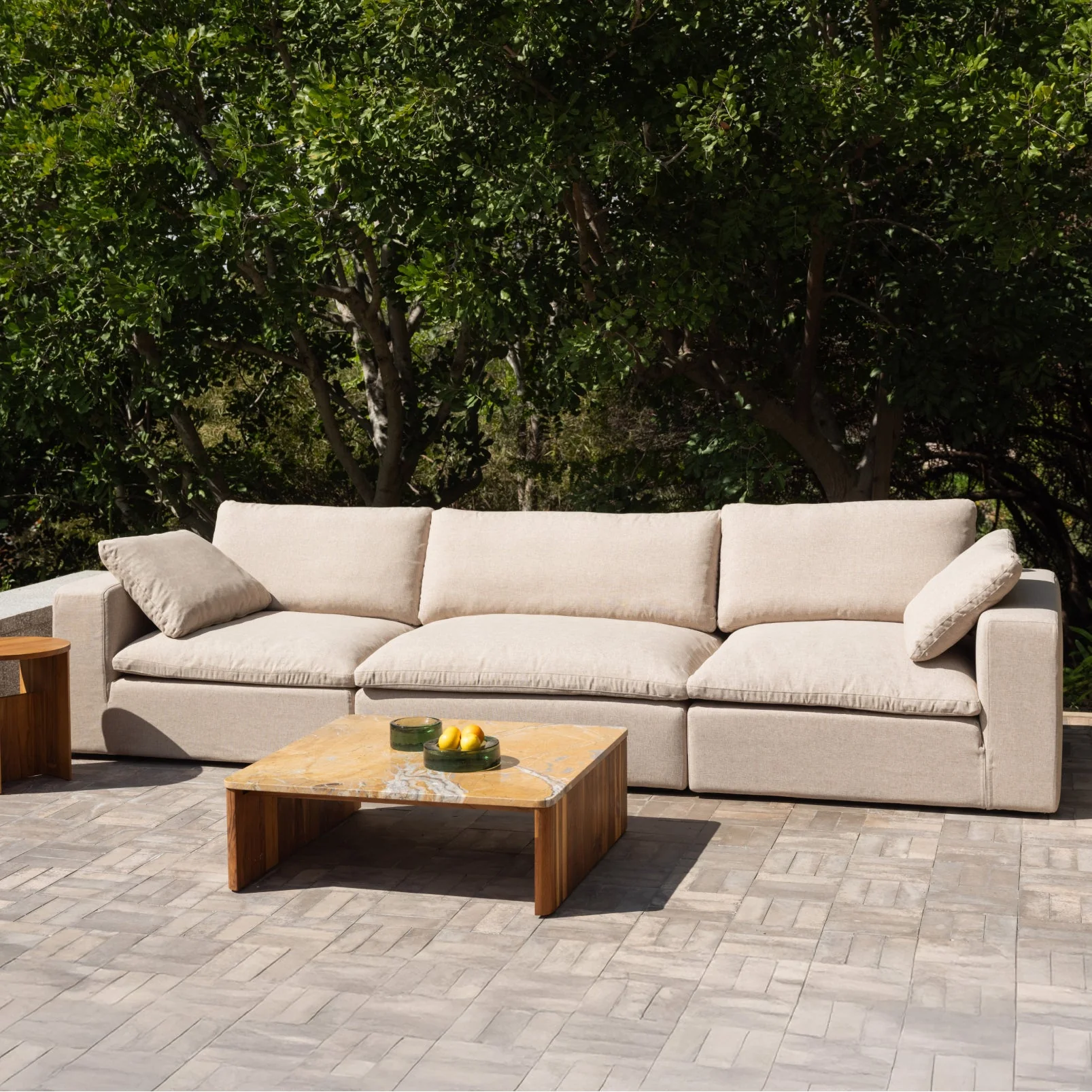 Movie Night™ Outdoor 3-Piece Modular Sofa, Standard, Desert