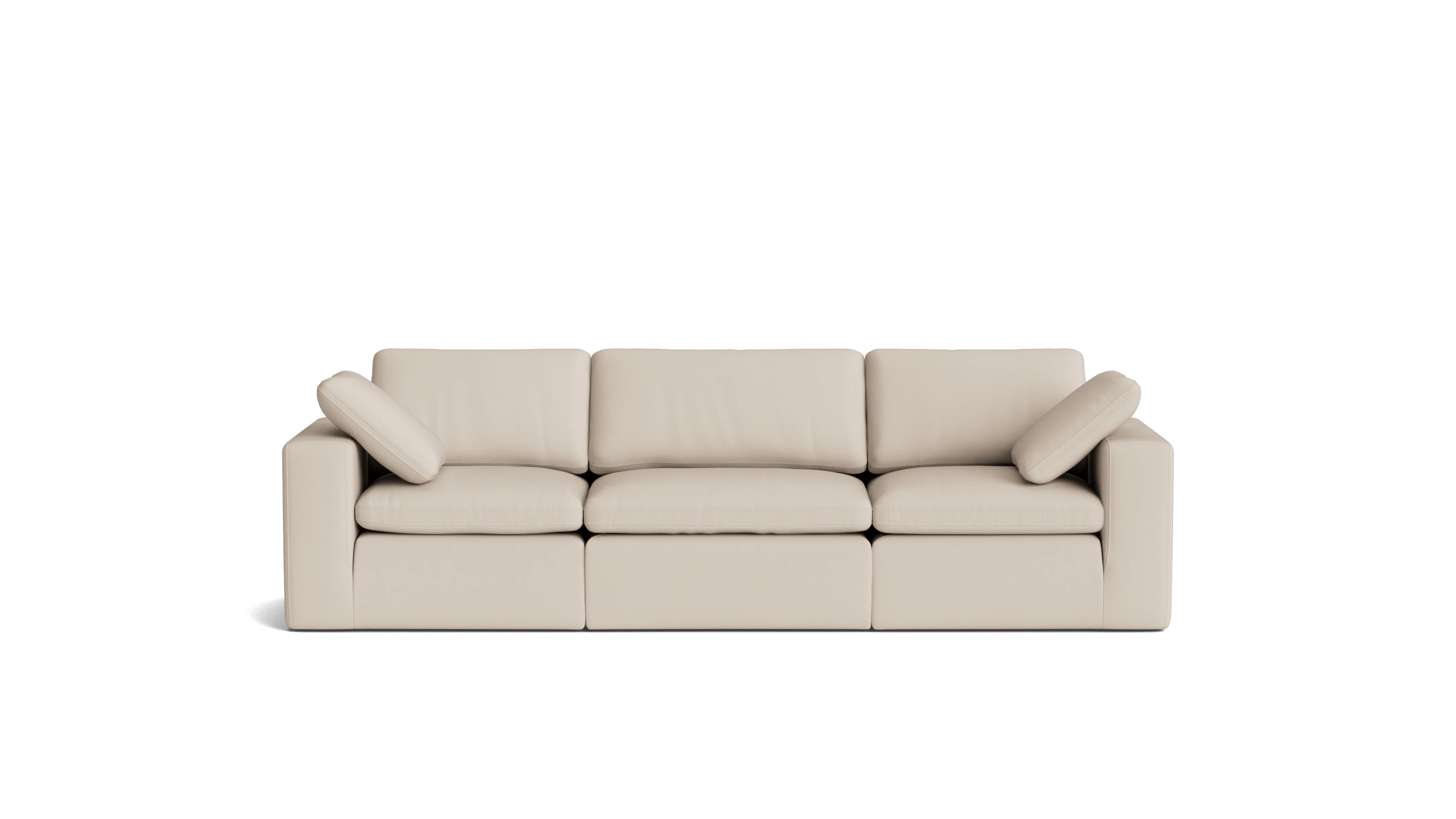 Movie Night™ Outdoor 3-Piece Modular Sofa, Standard, Ivory - Image 2