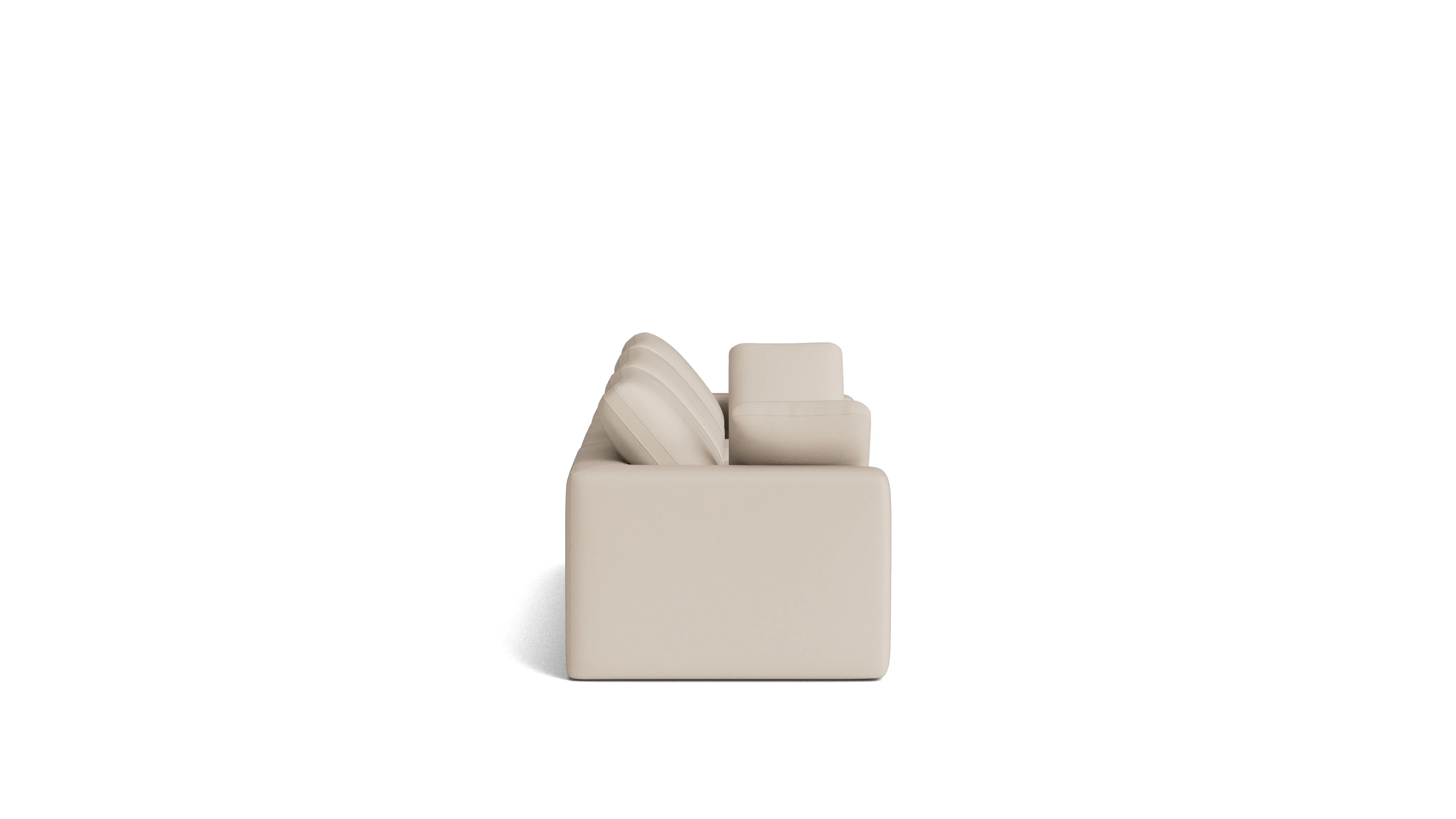 Movie Night™ Outdoor 3-Piece Modular Sofa, Standard, Ivory - Image 4