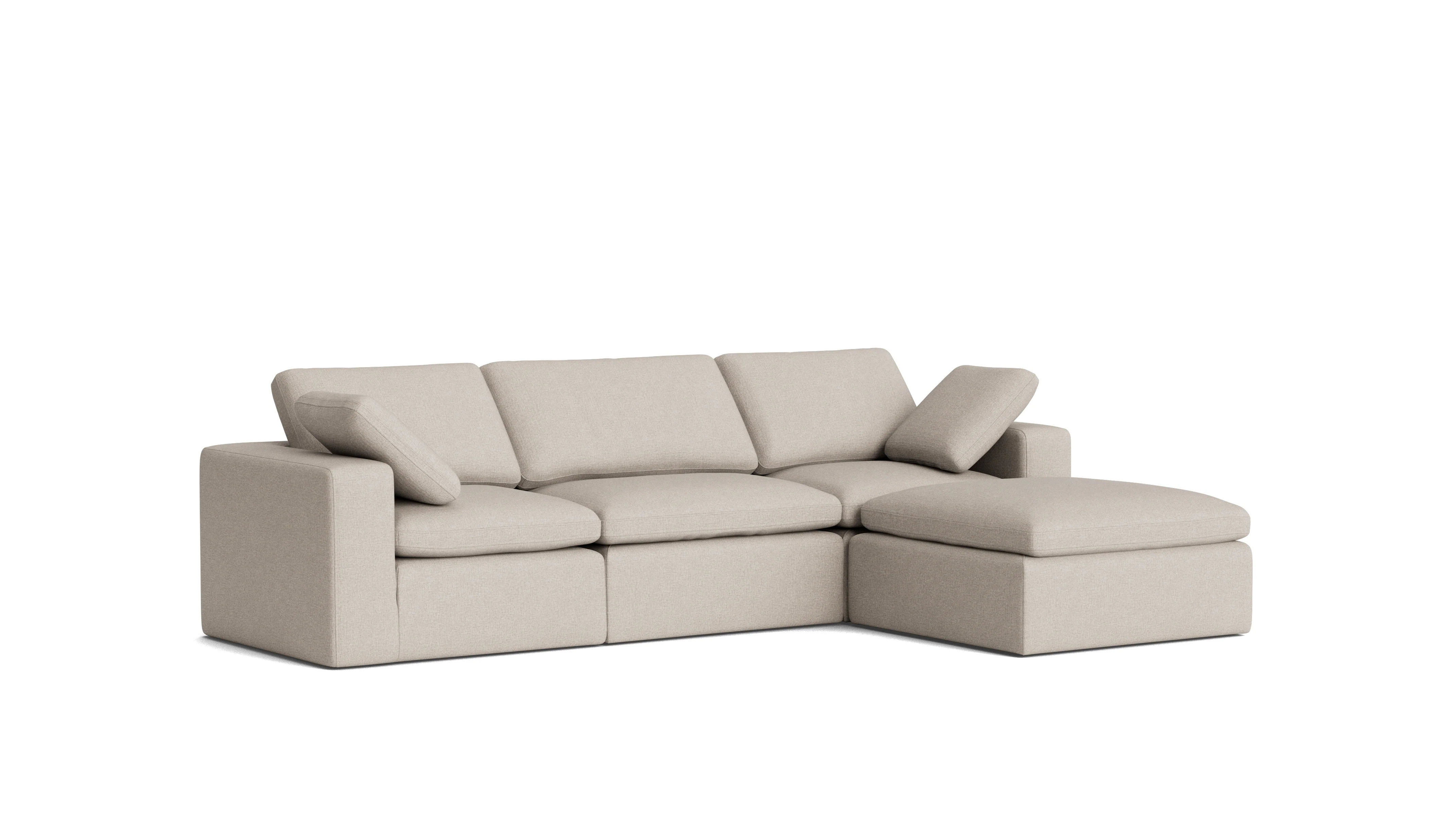 Movie Night™ Outdoor 4-Piece Modular Sectional, Standard, Desert - Image 5