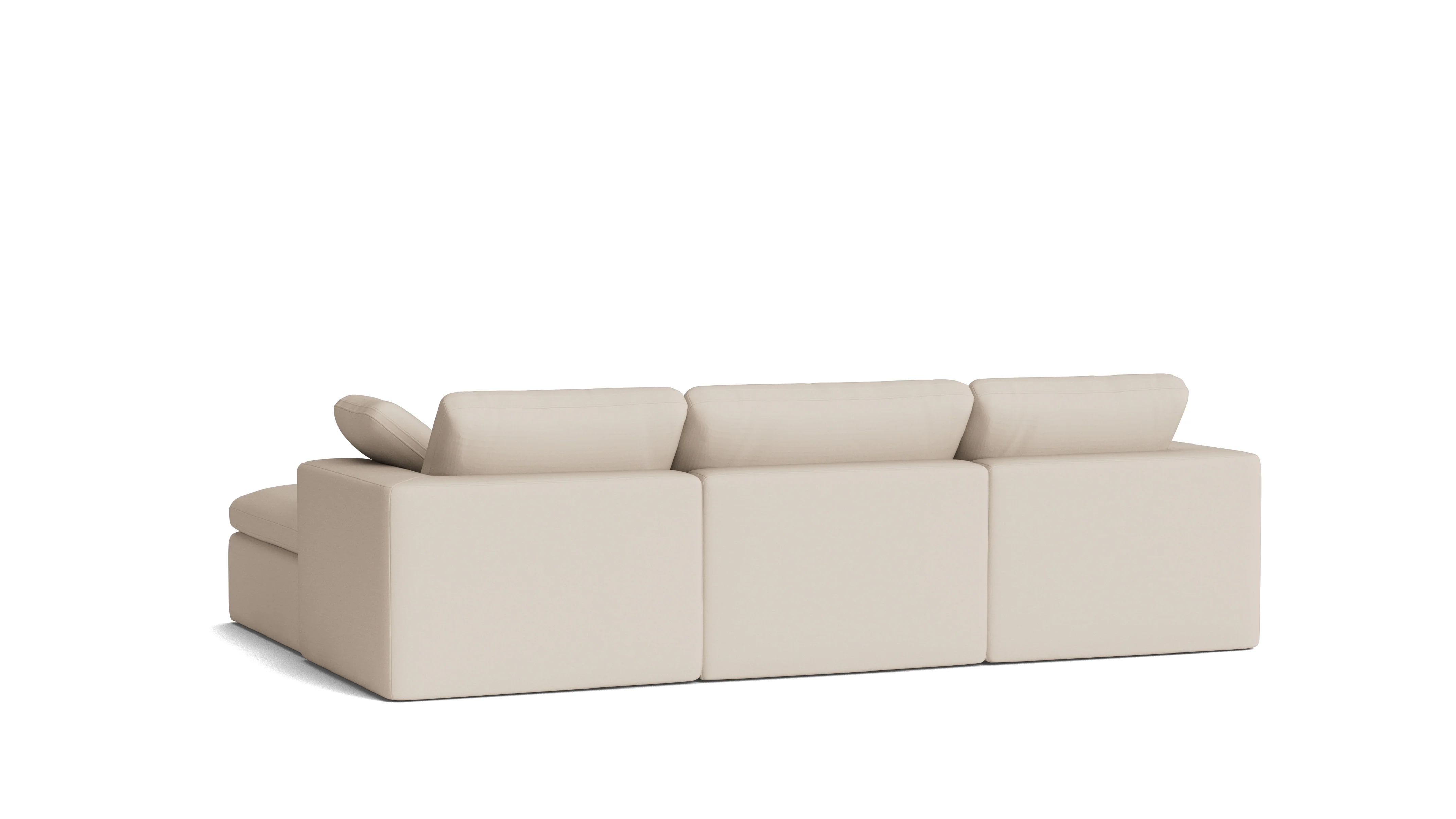 Movie Night™ Outdoor 4-Piece Modular Sectional, Standard, Ivory - Image 5