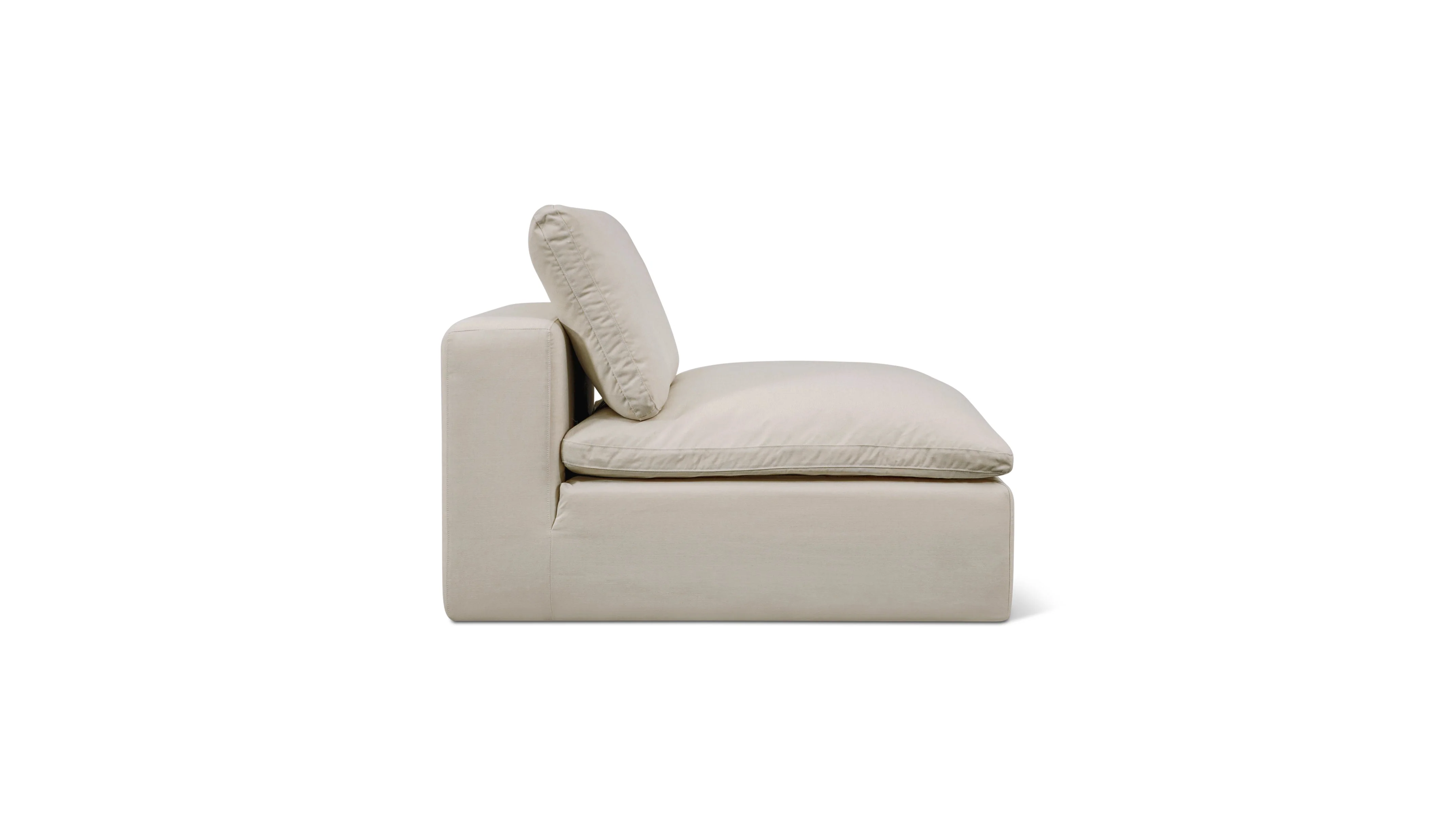 Movie Night™ Outdoor Armless Chair, Large, Ivory - Image 4