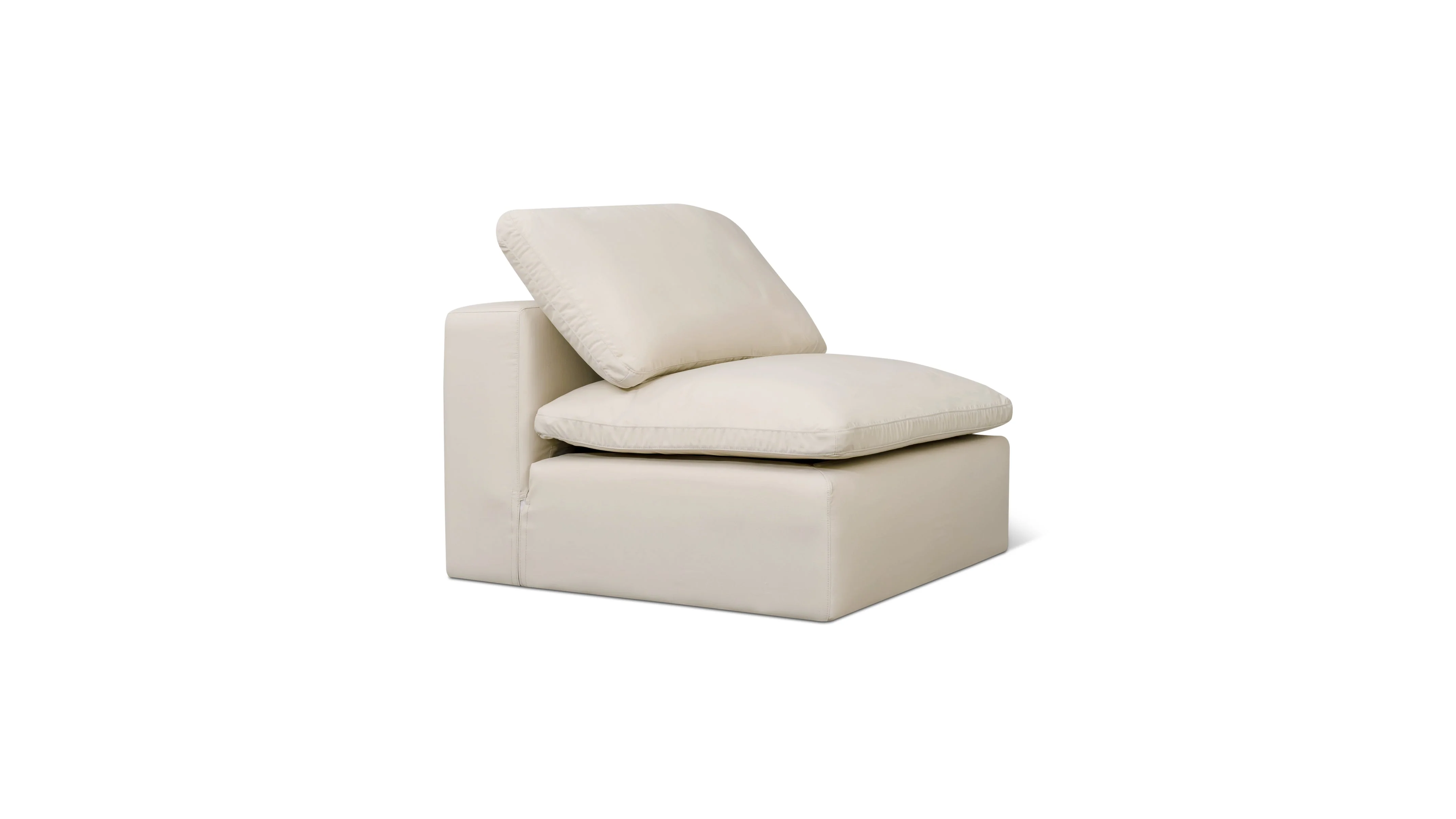 Movie Night™ Outdoor Armless Chair, Standard, Ivory - Image 3