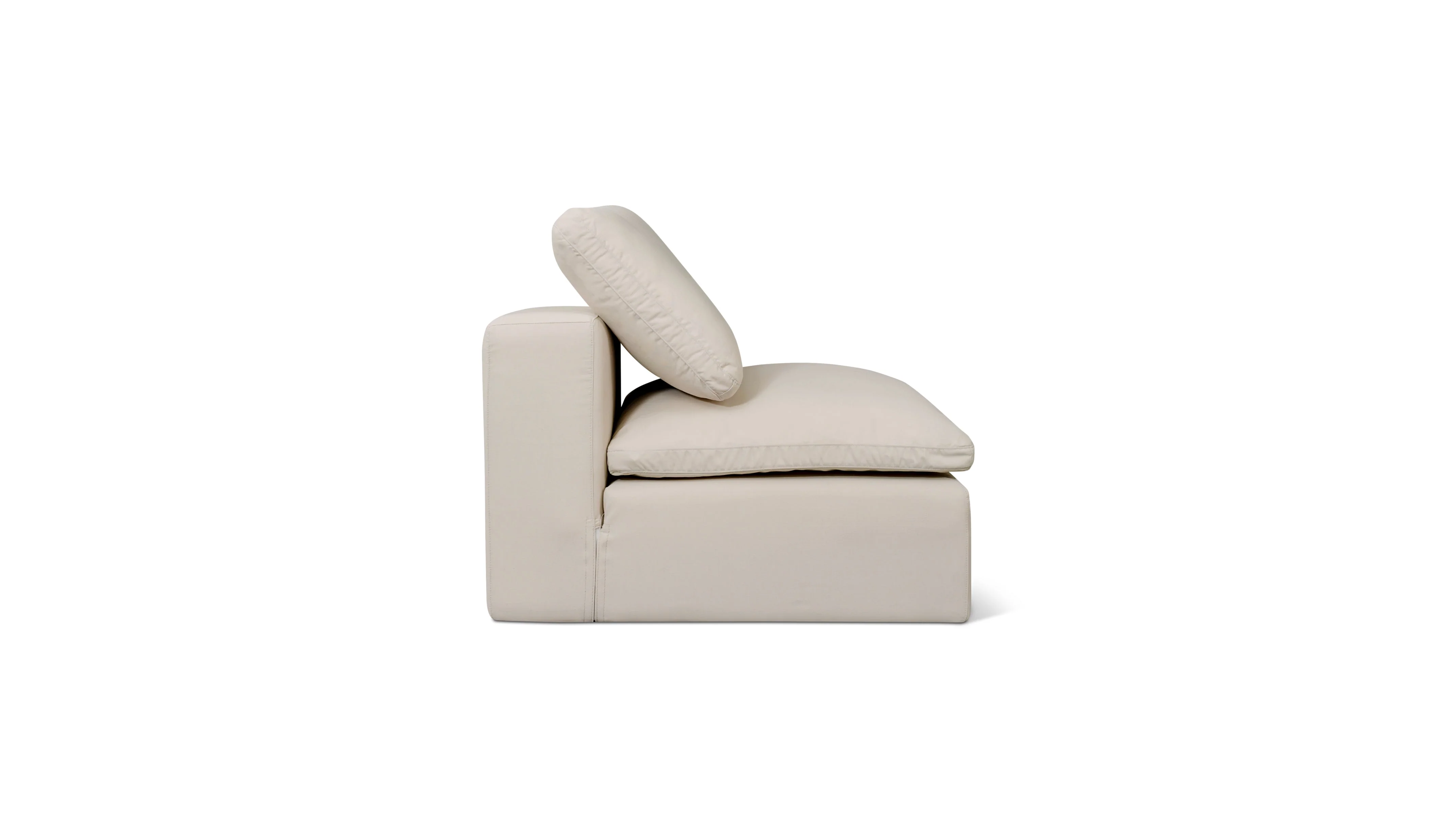 Movie Night™ Outdoor Armless Chair, Standard, Ivory - Image 4