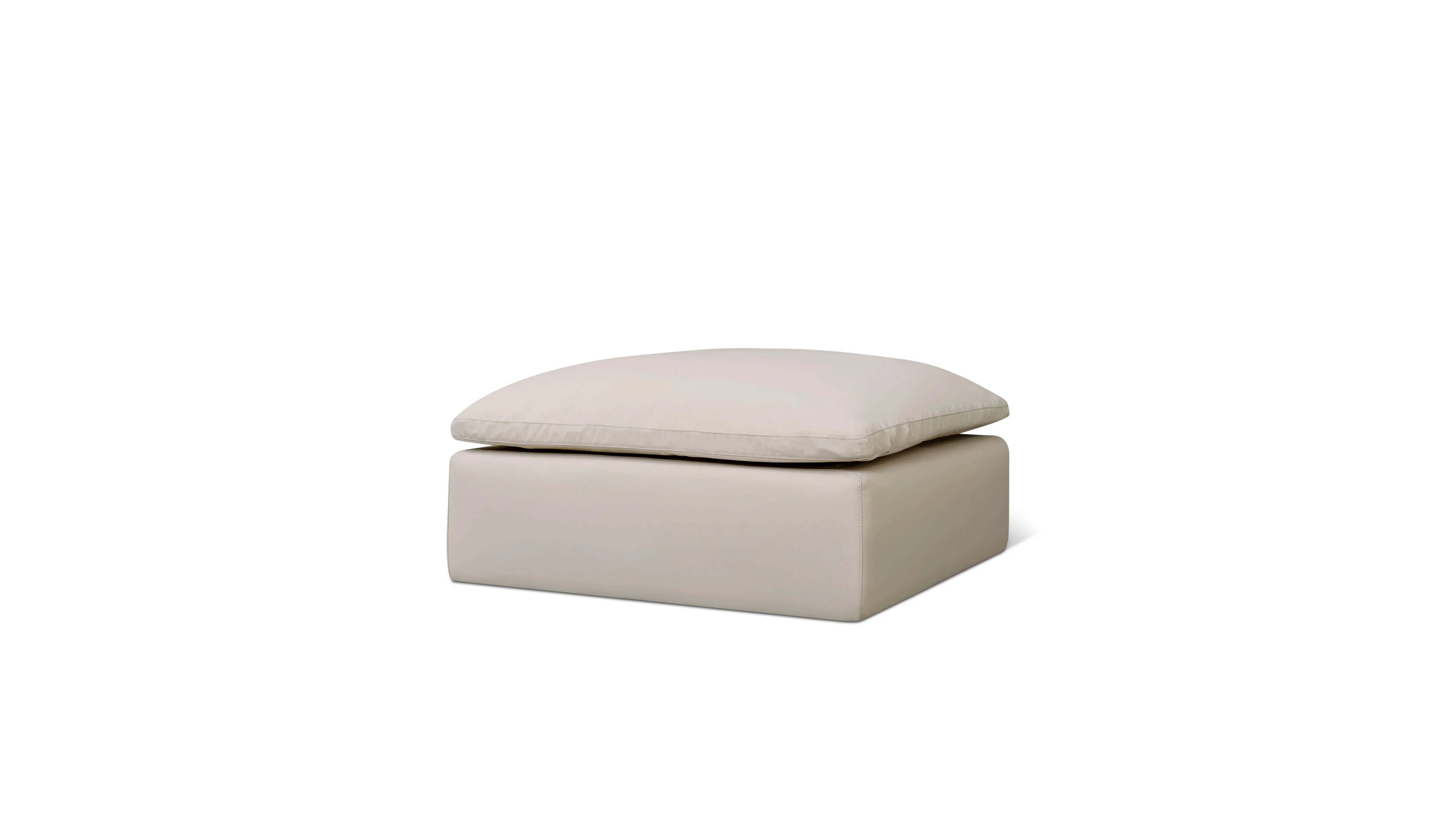 Movie Night™ Outdoor Ottoman, Standard, Ivory - Image 2