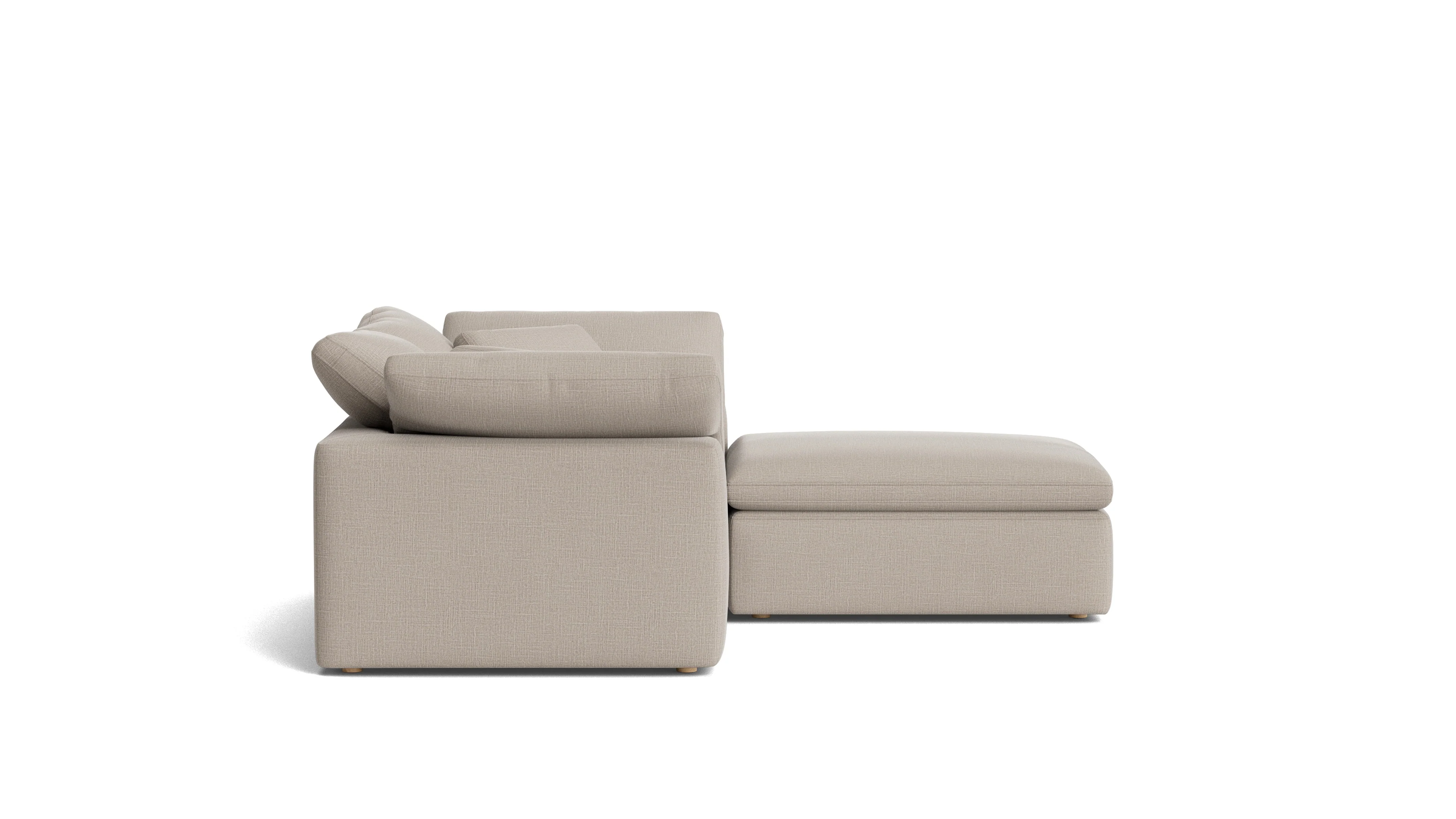 Movie Night™ 3-Piece Modular Sectional, Standard, Light Pebble - Image 4