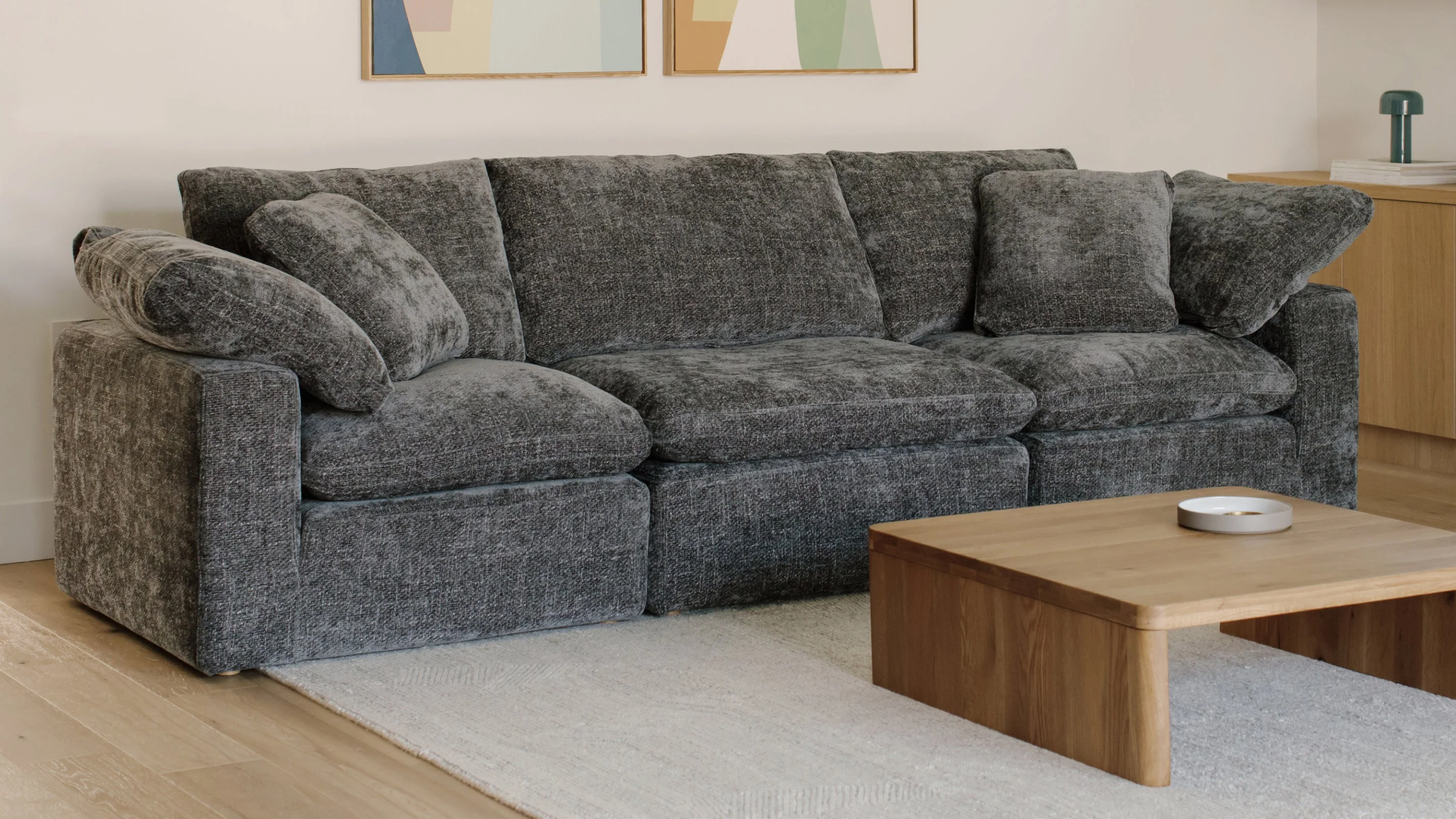 Movie Night™ 3-Piece Modular Sofa, Standard, Truffle - Image 3