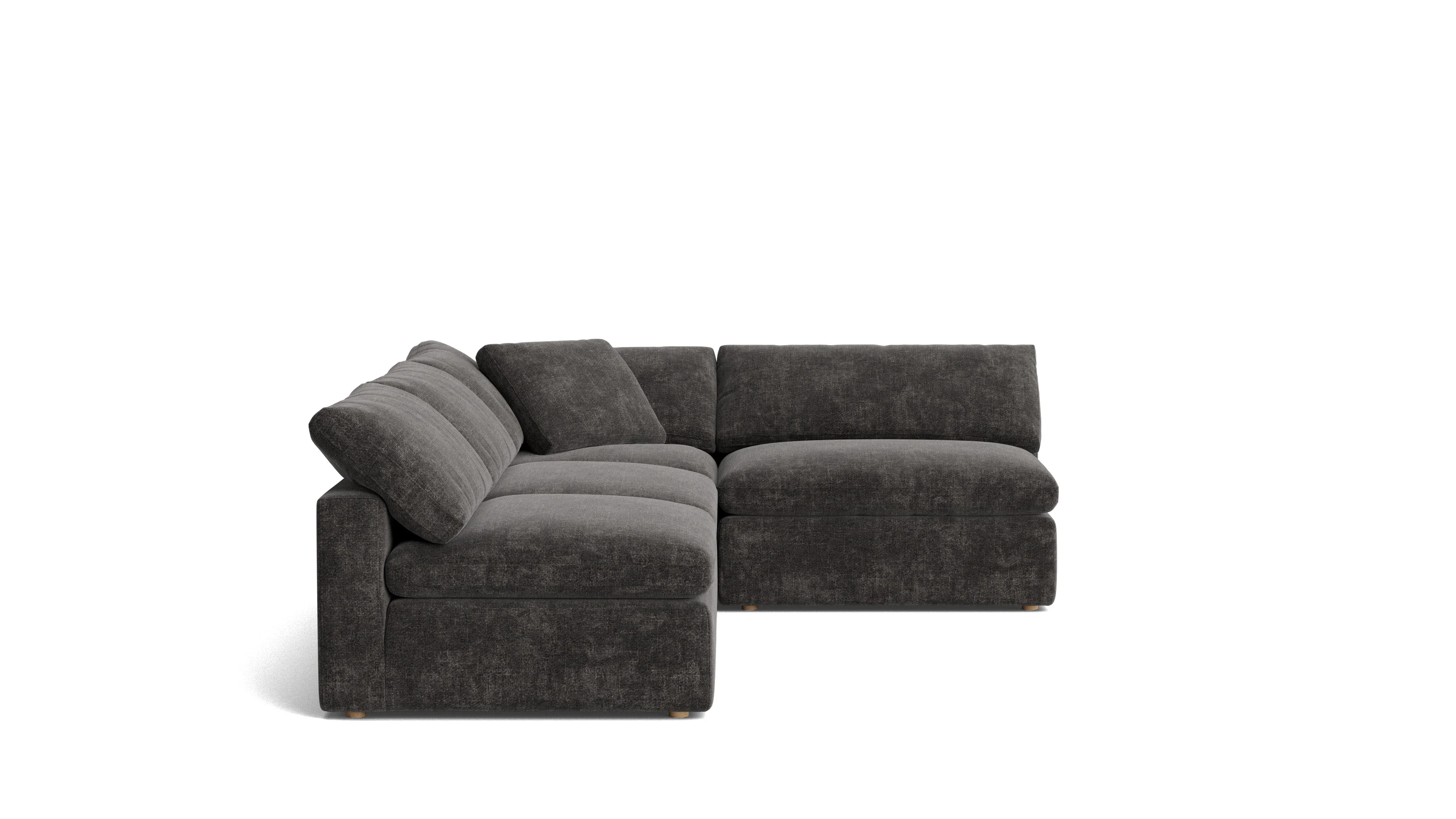 Movie Night™ 4-Piece Modular Sectional Open, Large, Truffle - Image 4