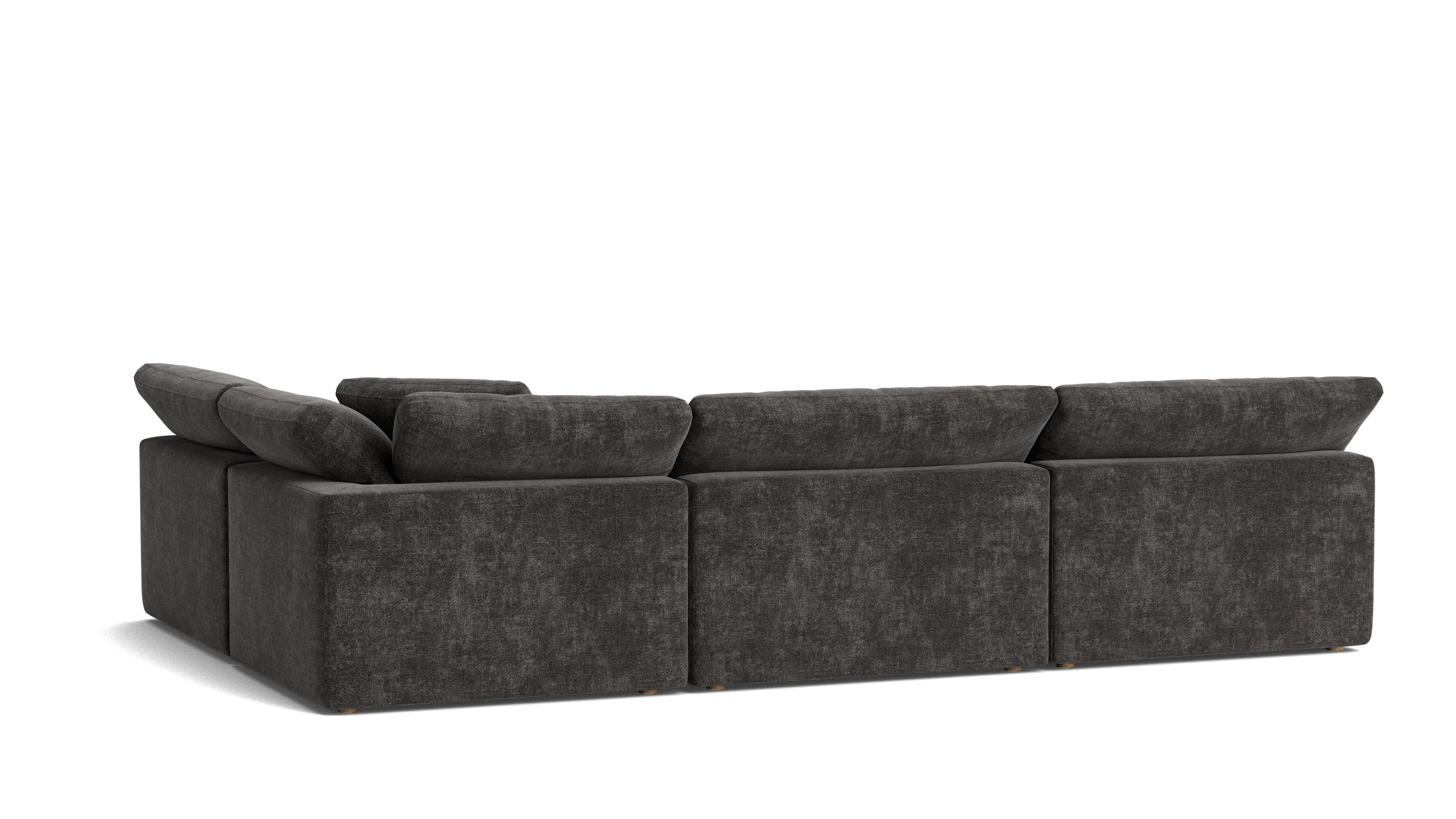 Movie Night™ 4-Piece Modular Sectional Open, Large, Truffle - Image 5