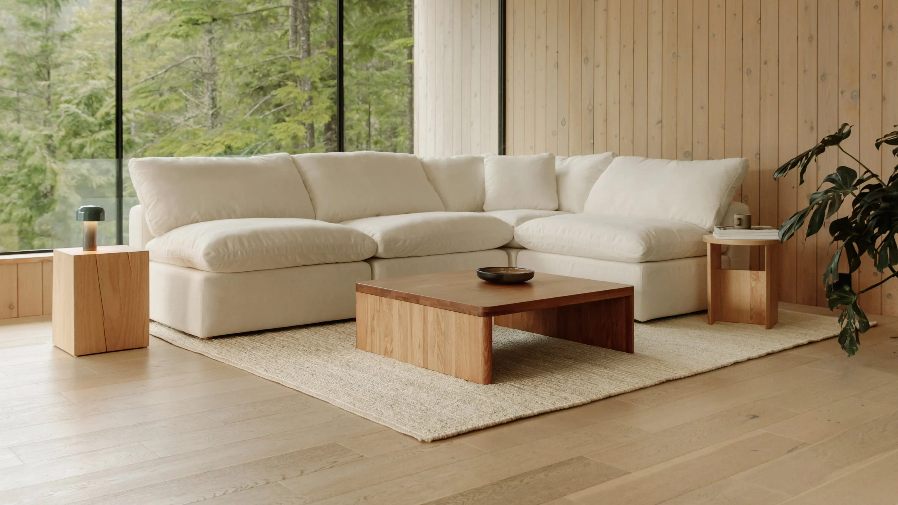 Movie Night™ 4-Piece Modular Sectional Open, Large, Truffle - Image 7