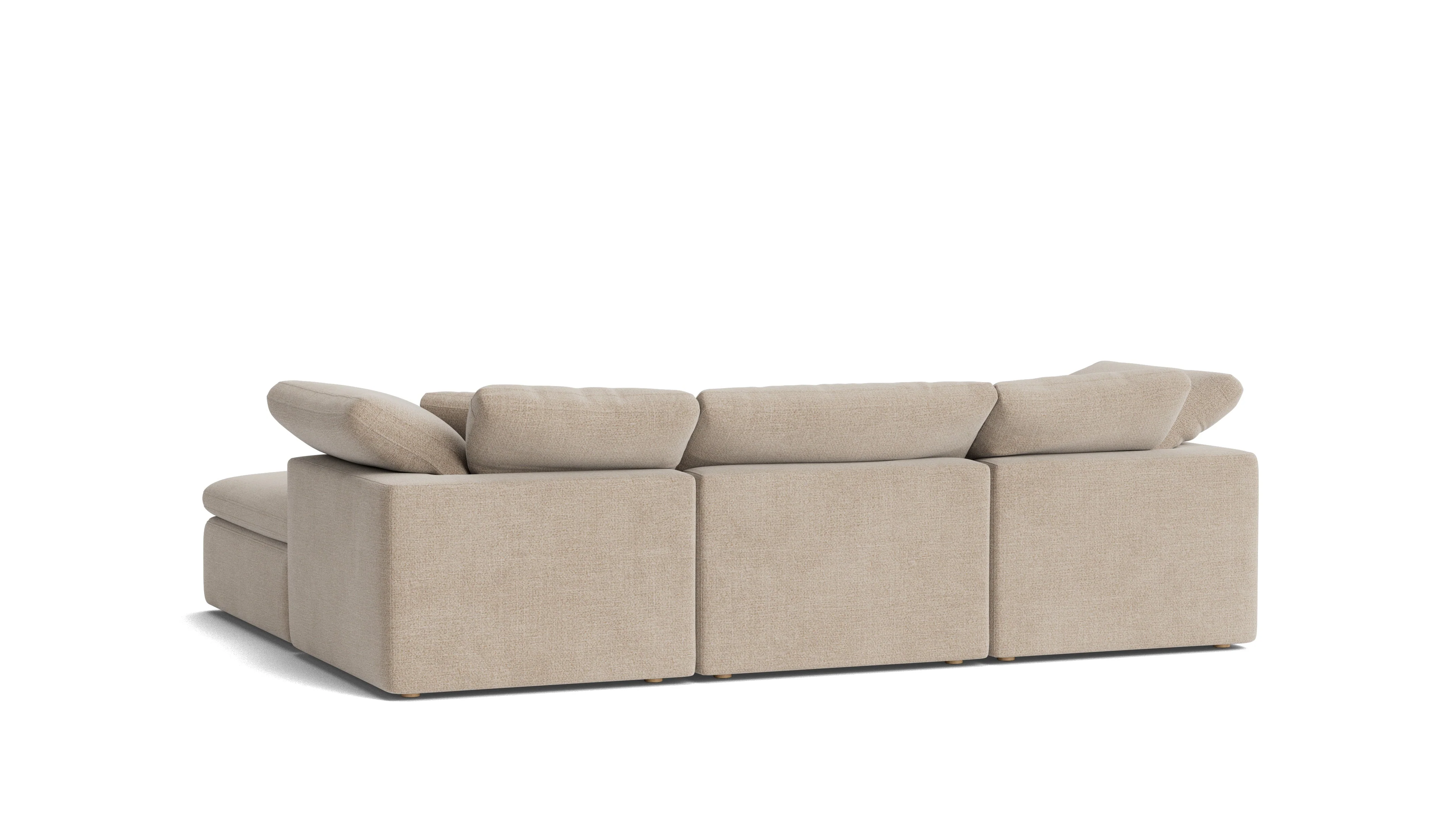 Movie Night™ 4-Piece Modular Sectional, Standard, Champagne - Image 6