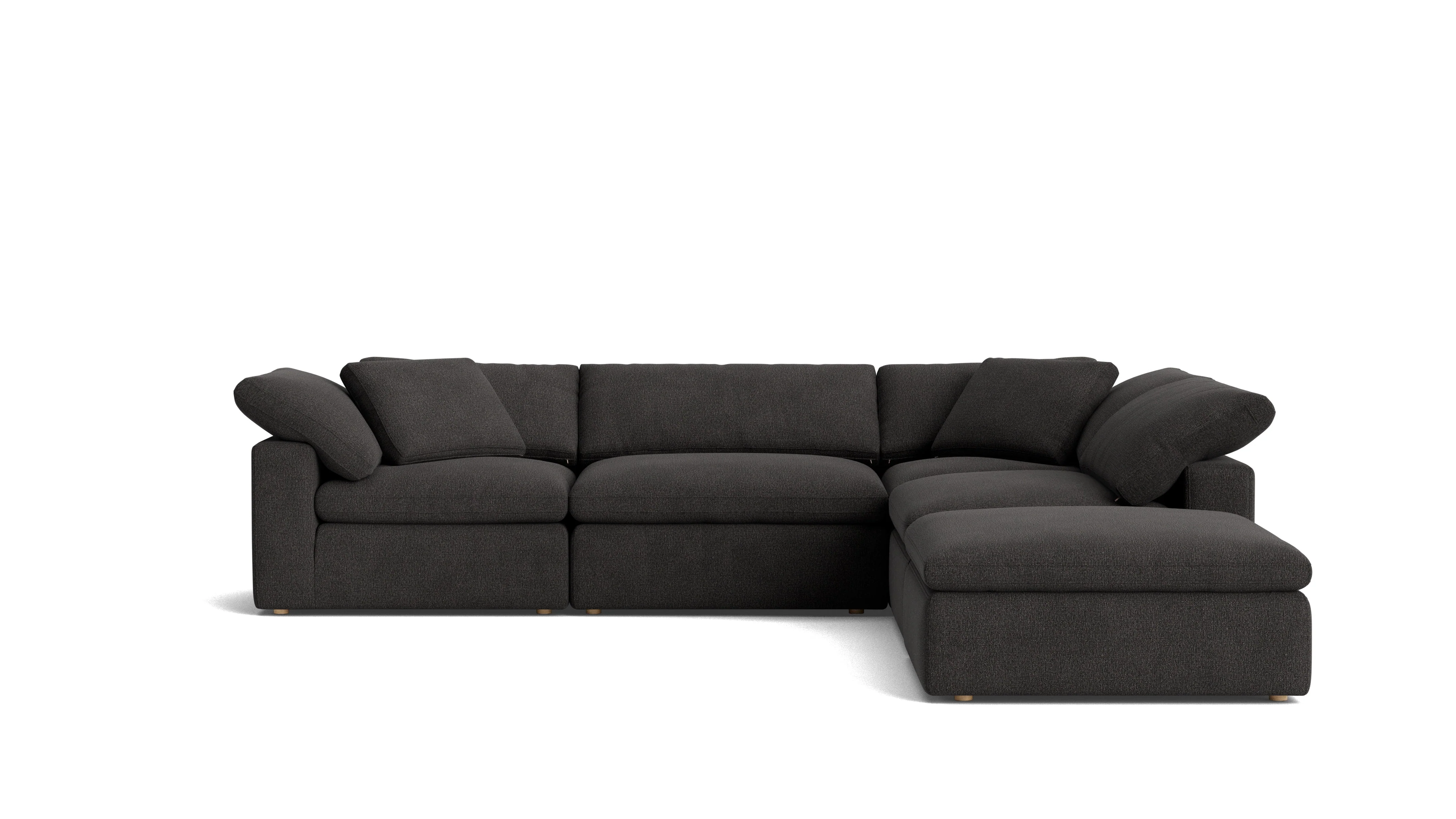 Movie Night™ 5-Piece Modular Sectional, Large, Dark Shadow - Image 2