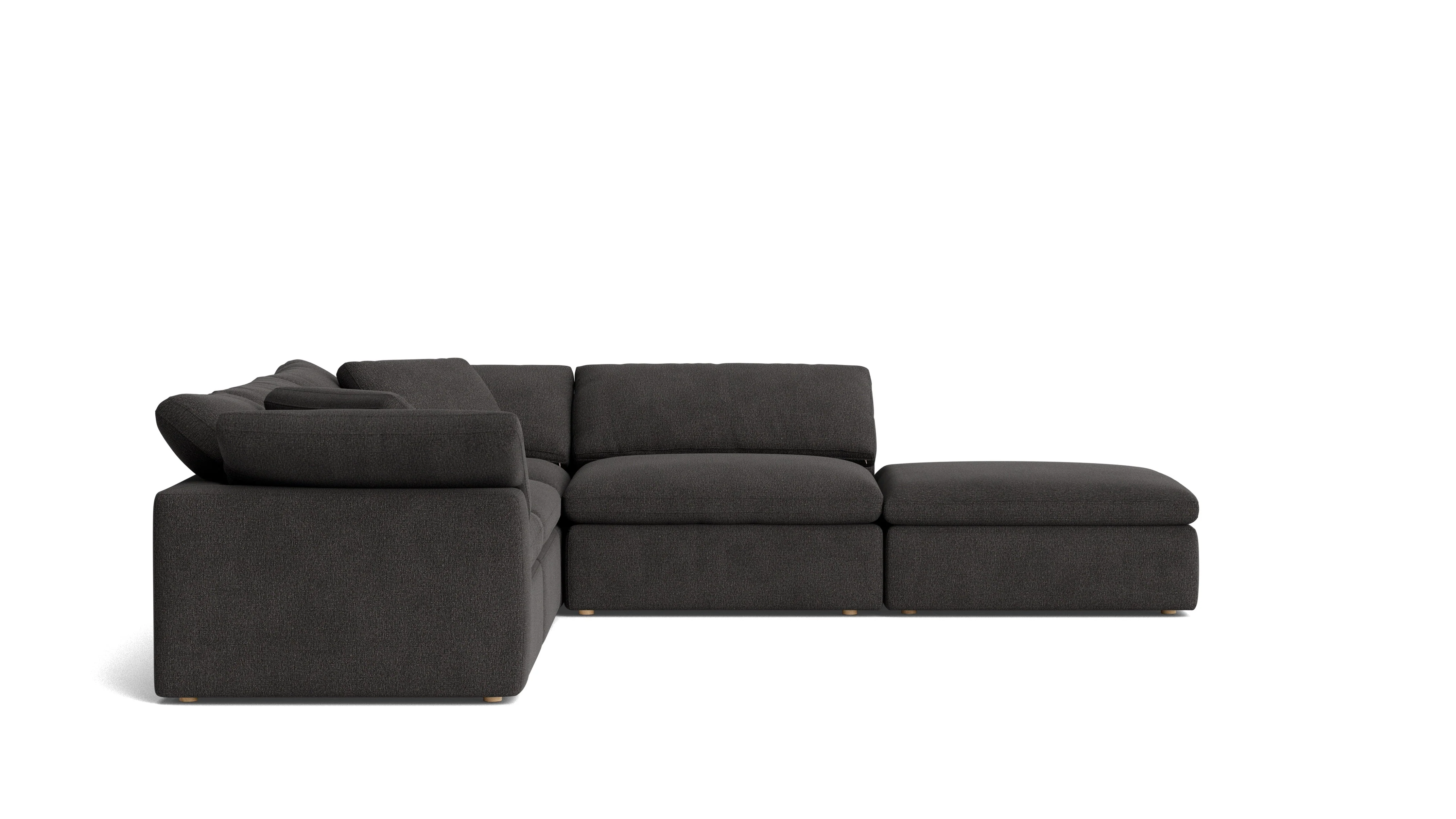 Movie Night™ 5-Piece Modular Sectional, Large, Dark Shadow - Image 4